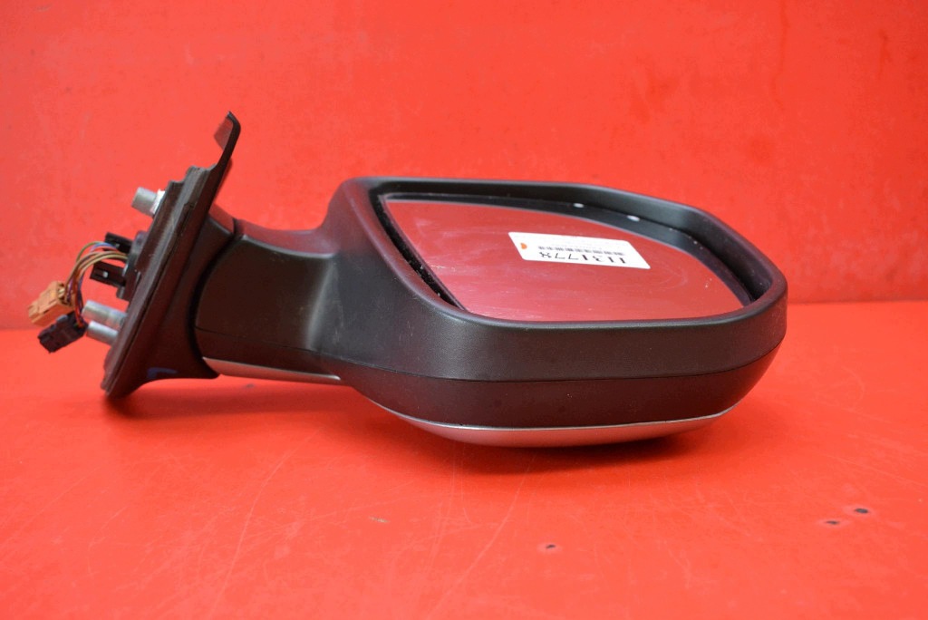mirror left silver EU 232636103 CITROEN BERLINGO 2 II 08-12 4+3 PIN