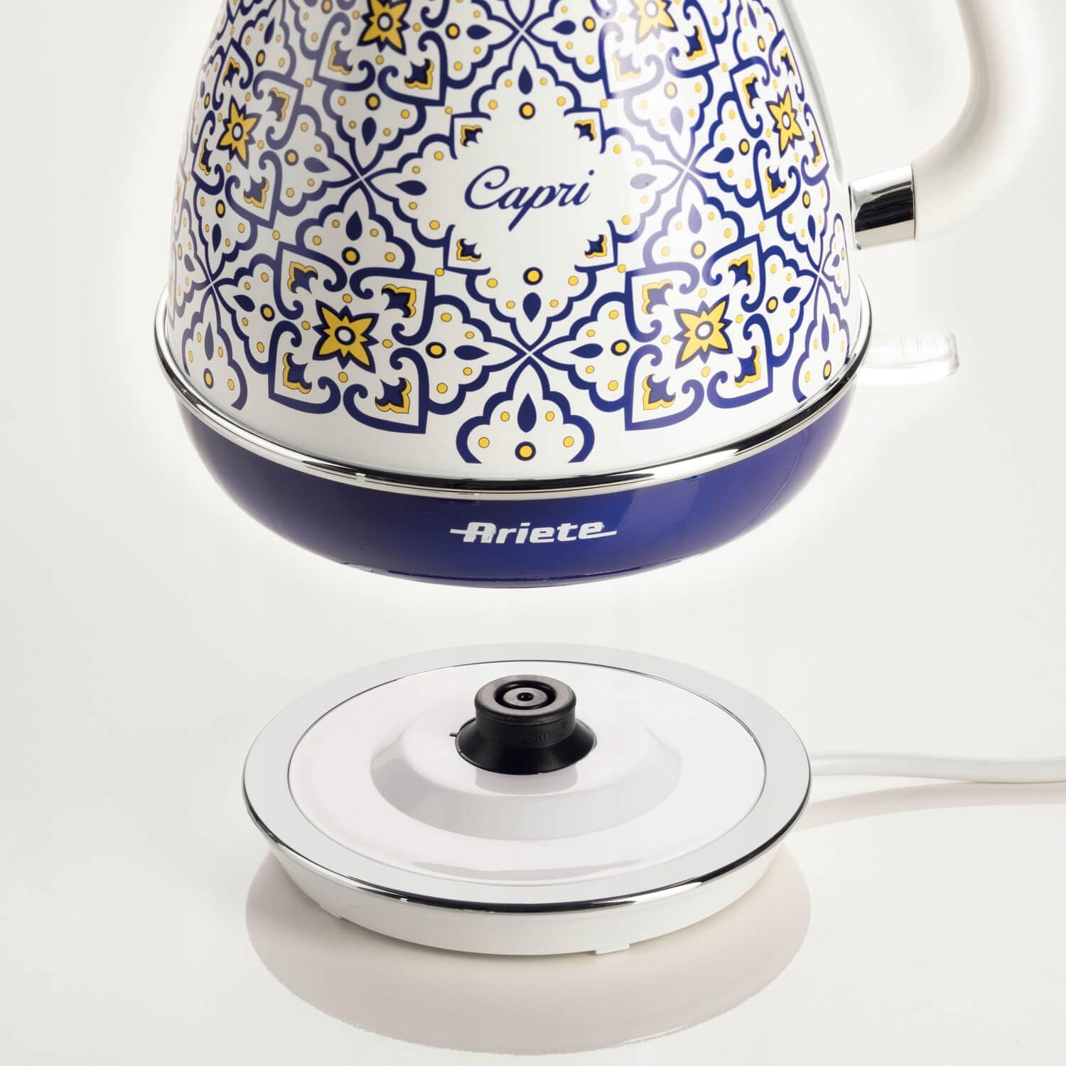 ARIETE Elektryczny Czajnik Capri 1,7L Filtr Bezprzewodowy Stal 2000W — miniatura 2