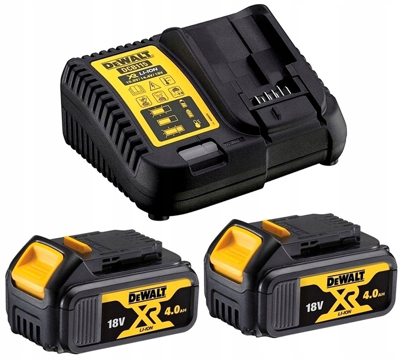 Zestaw elektronarzędzi DeWalt DCK2062M2T 18 V 5 elementów Liczba akumulatorów 2