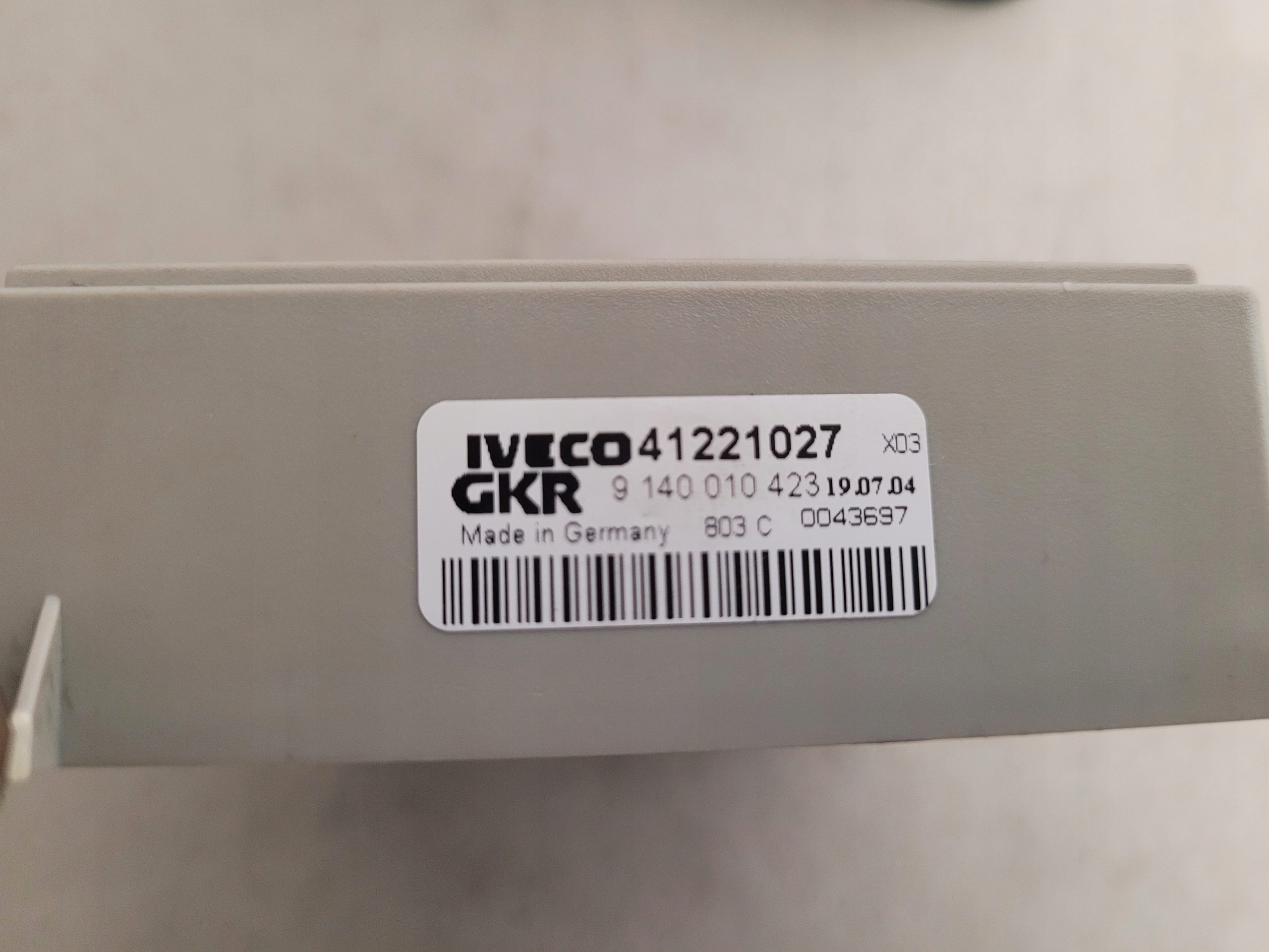 PANEL WEBASTO MODUŁ BED IVECO STRALIS 41221027 Producent części Iveco OE