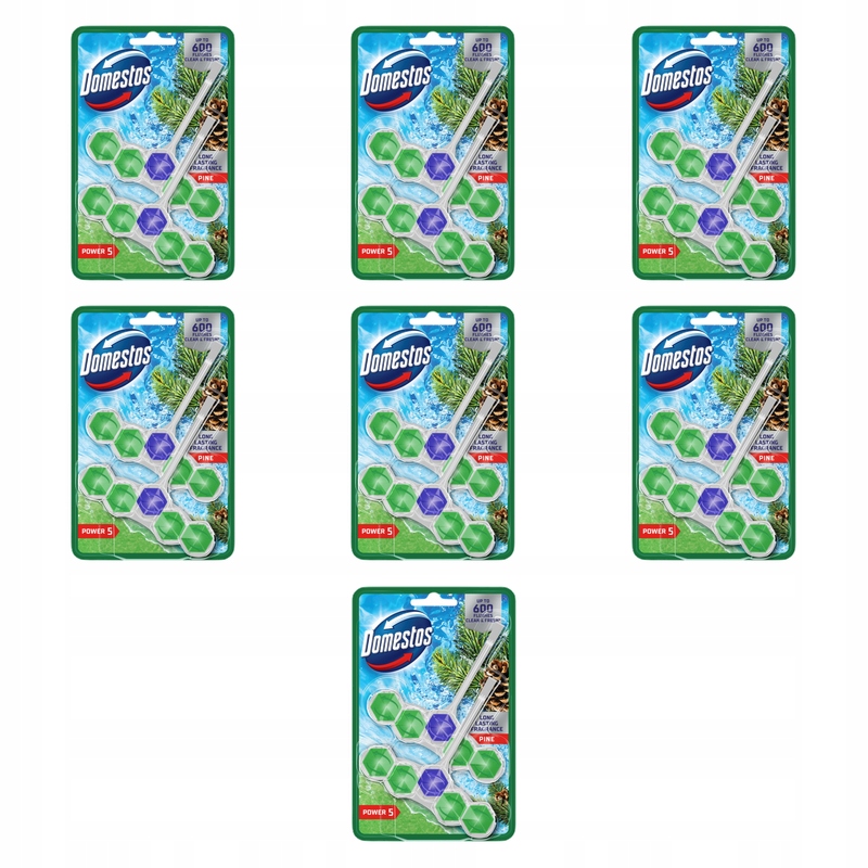Domestos Toaletní kostka Power 5 Pine 2x50 g X7