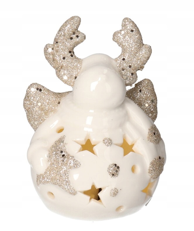 RENIFER CERAMICZNY LED ŚWIĄTECZNY 9,5 CM OZDOBA Kod producenta 426