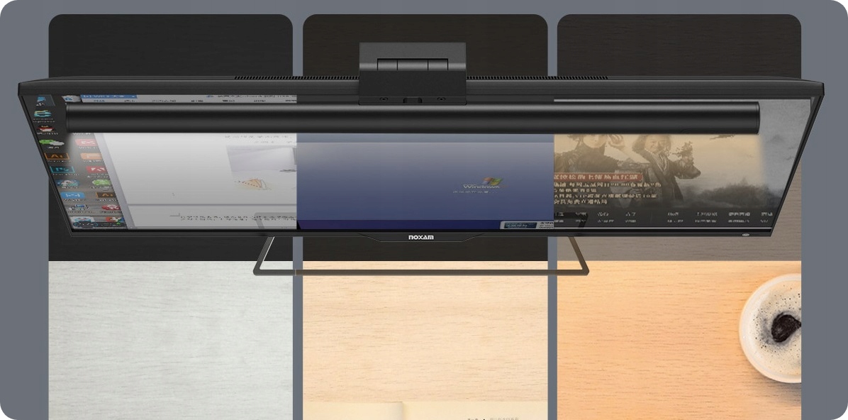 BASEUS LAMPKA LED DO KOMPUTERA MONITORA NA MONITOR KLIPS REGULOWANA NOCNA Długość/wysokość 45 cm