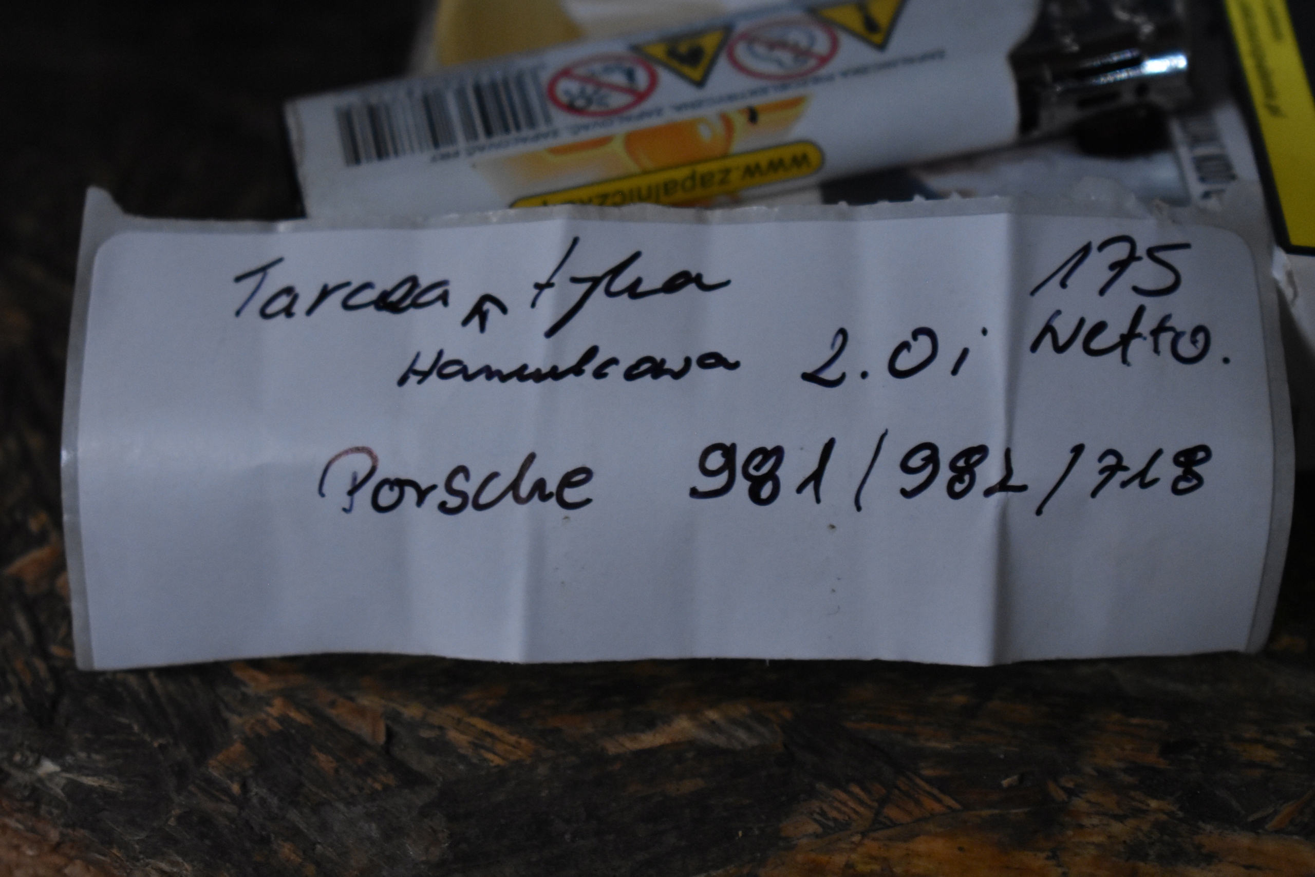 disc brake rear PORSCHE 981 982 718 2.0i 1