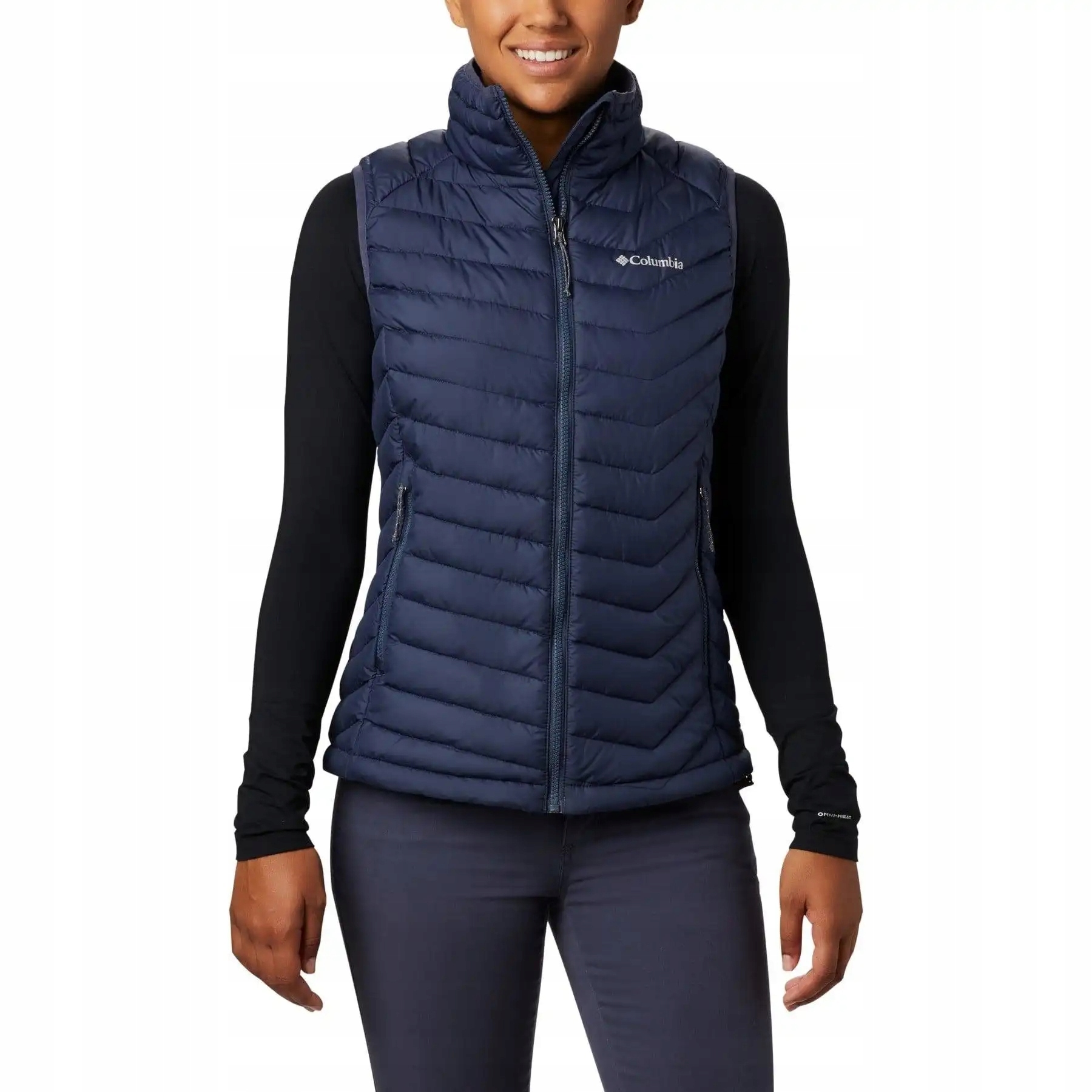 Zateplená vesta Columbia Powder Lite modrá 1757411467 velikost Xs