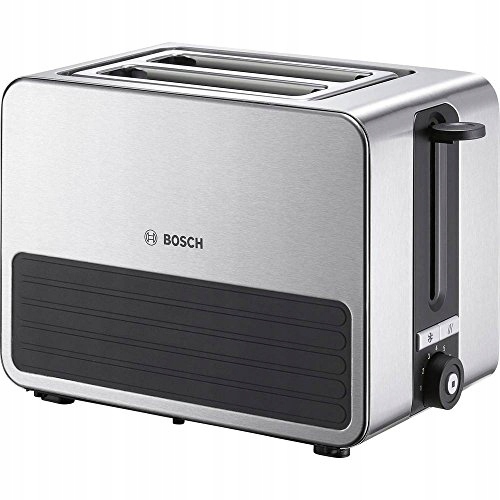BOSCH Kompaktowy Toster 1050W Z Funkcją Rozmrażania Czarny Szary — miniatura 2