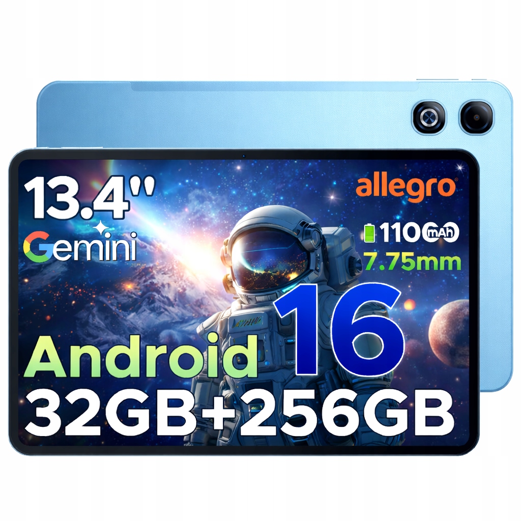 Doogee TABG6MAX Android16 Tablet 13.4“FHD 11000mAh 32+256GB 4G LTE/čierny