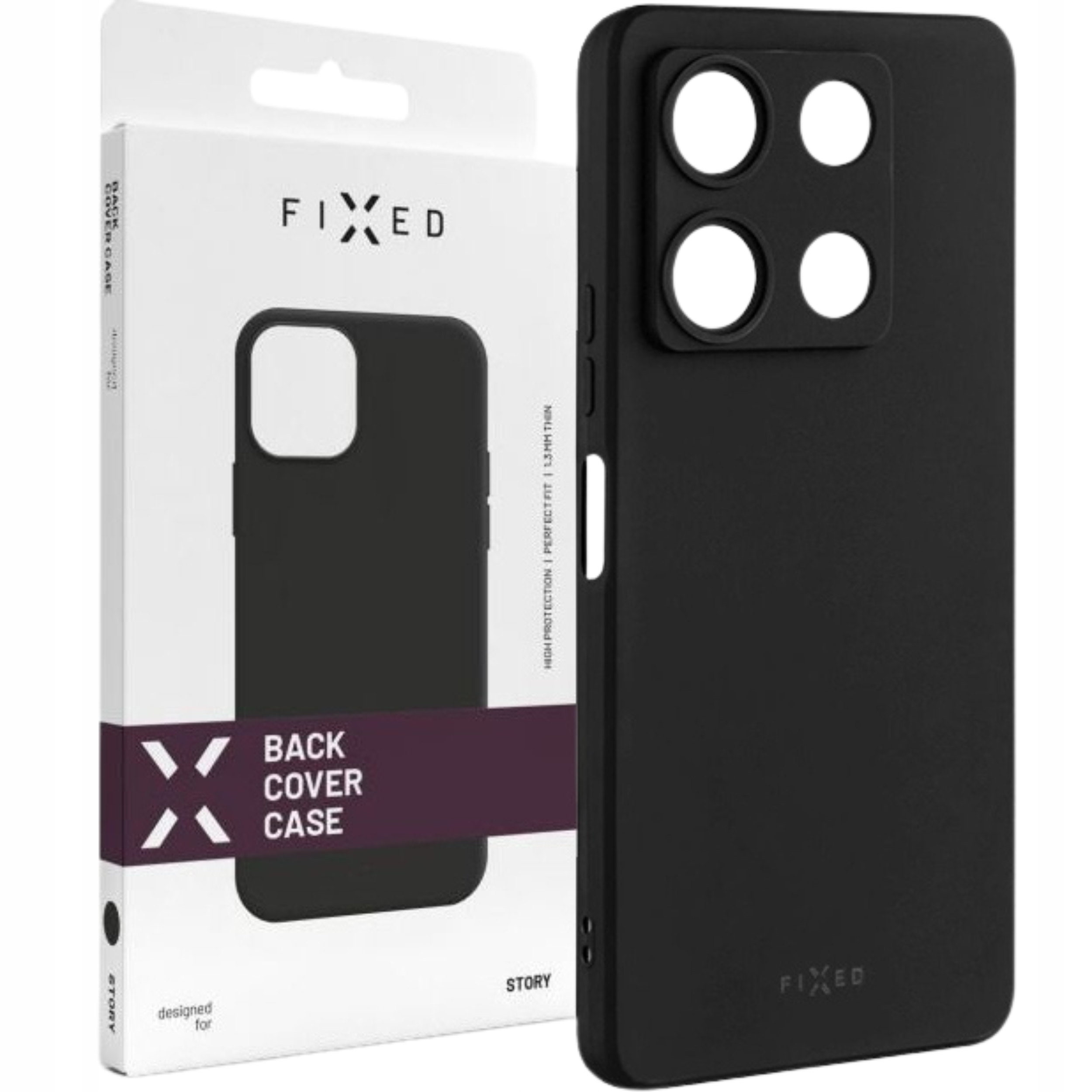 Zdjęcia - Etui Infinix Note 30 Pro  Fixed Story Czarny 