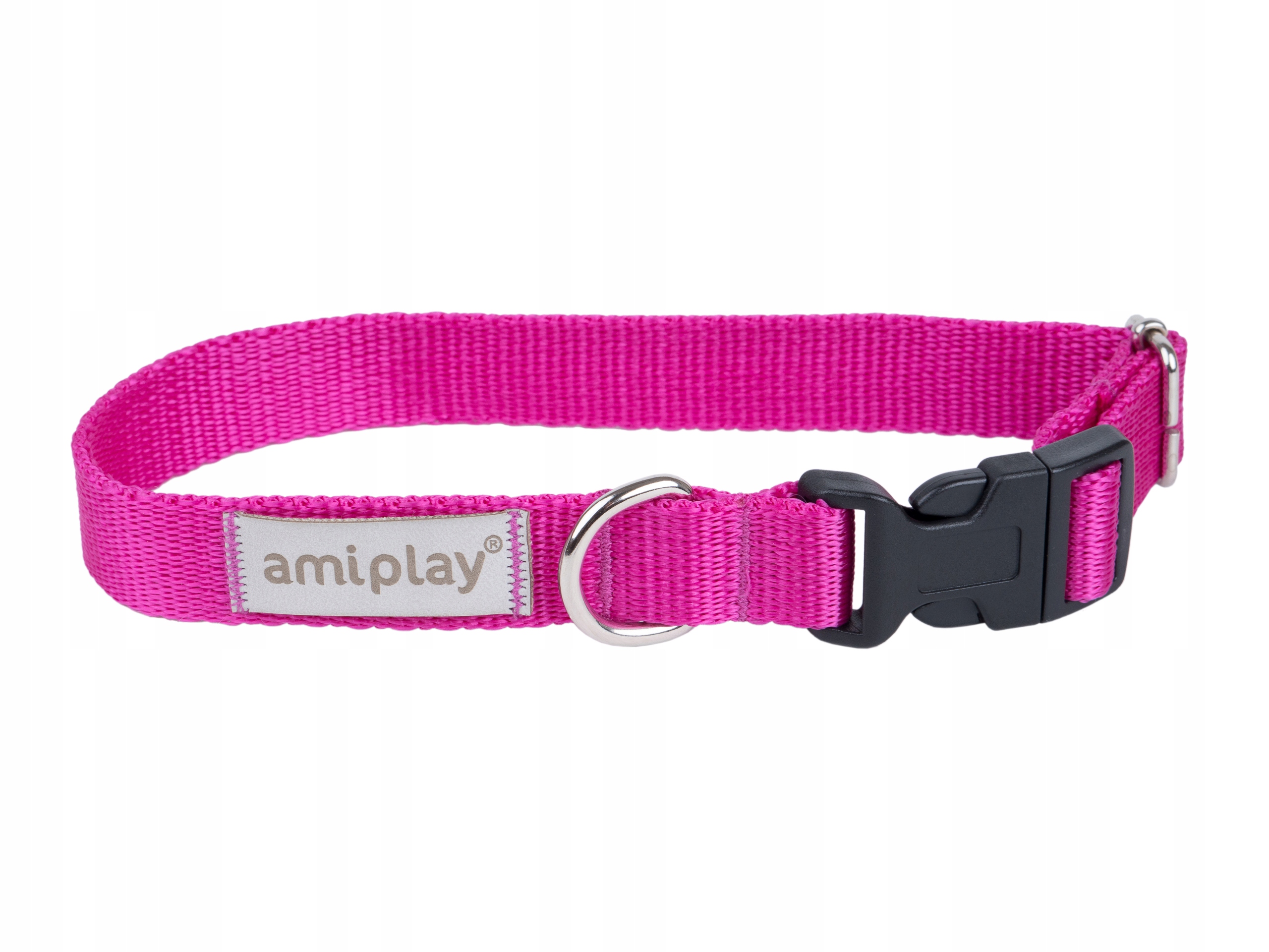 

amiplay Obroża regulowana Samba M Różowa