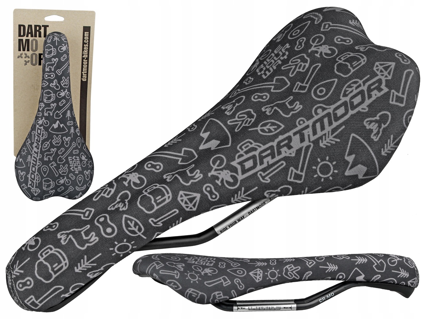 Siodełko Mtb Dartmoor Primal 138 mm czarne