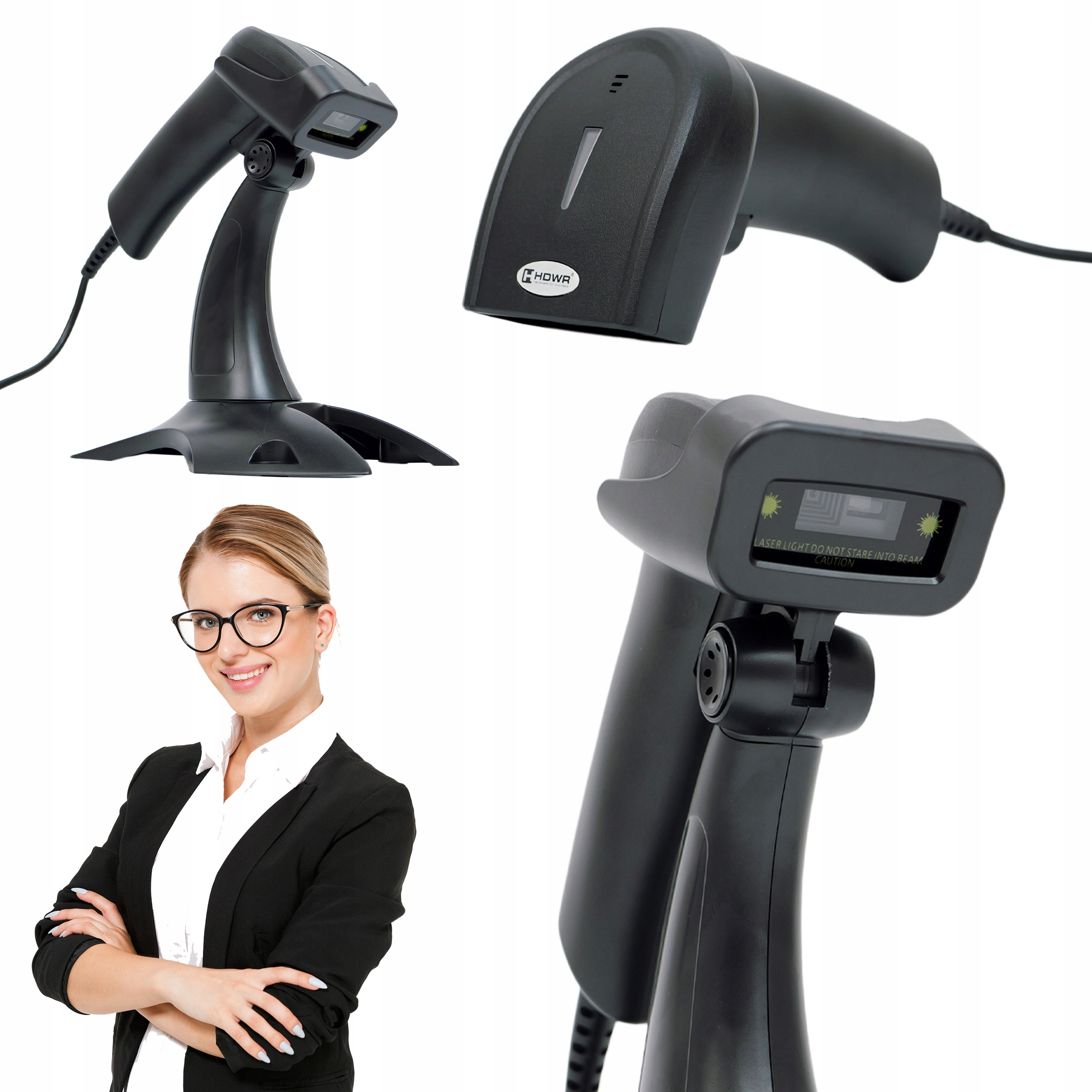 Skener Čárových Kódů S Podstavcem A Automatickým Skenováním Přes Usb Virtual Com