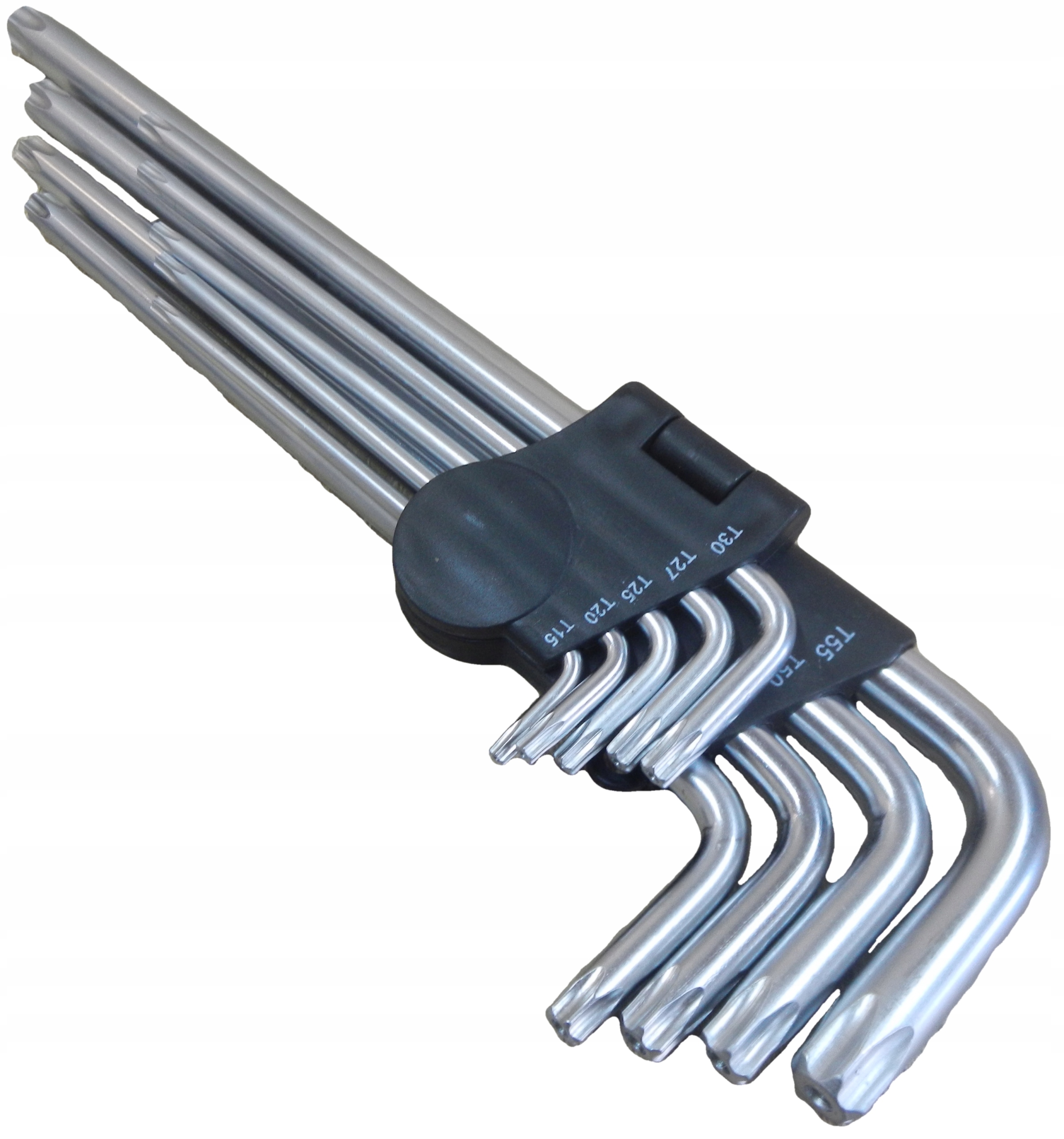 Komplet kluczy Torx T15-T55 9szt Stal CrV Solidne