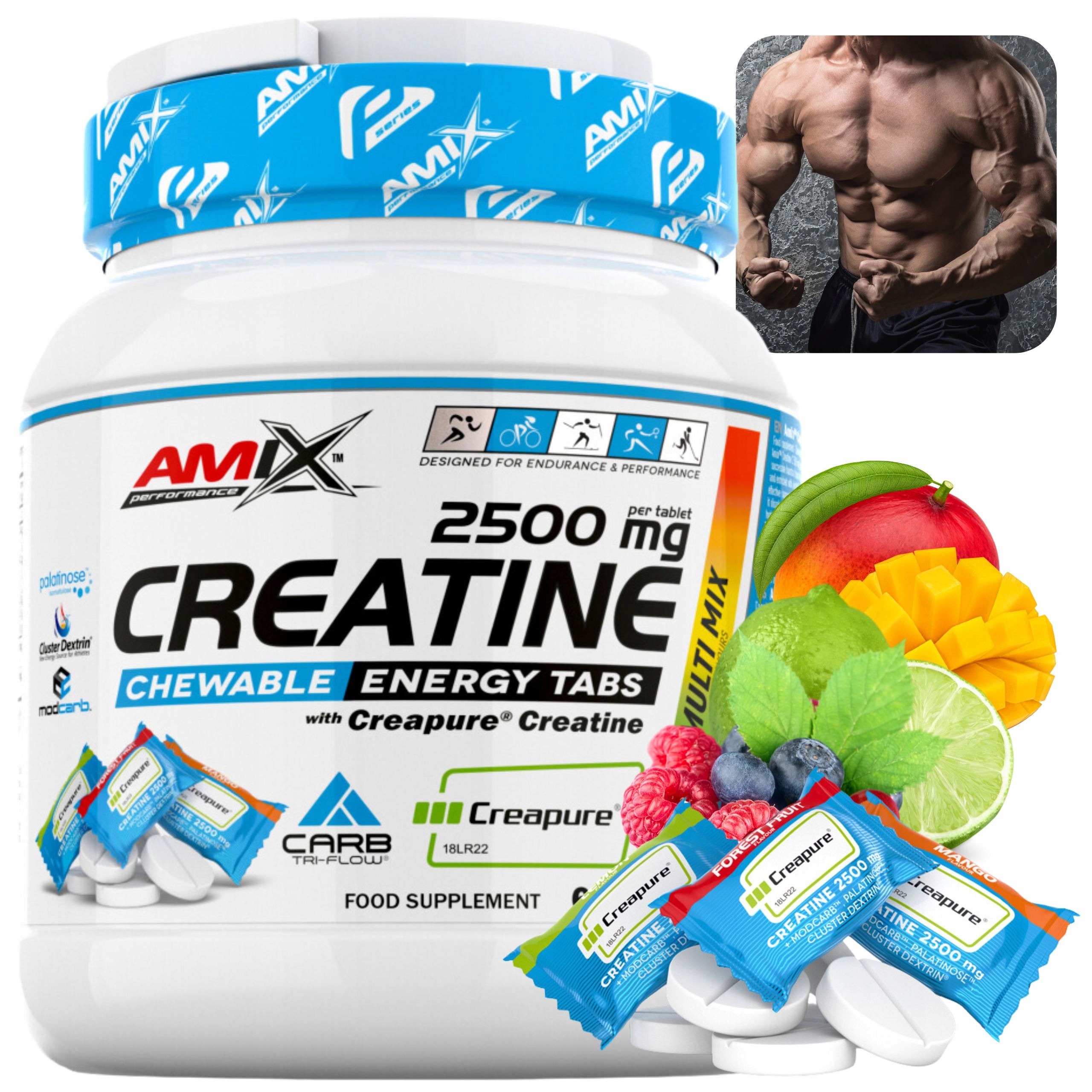 Kreatin pro sání Creatine Creapure Kreatin Monohydrát v tabletách