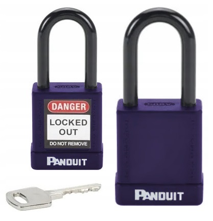PANDUIT Kłódka LOTO Lockout PURPLE stalowa 40mm EAN (GTIN) 074983291182