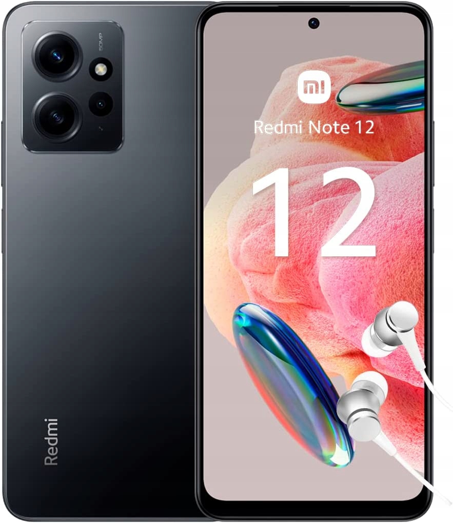 Smartfon Xiaomi Redmi Note 12 4 GB / 128 GB 4G (LTE) szary • Cena
