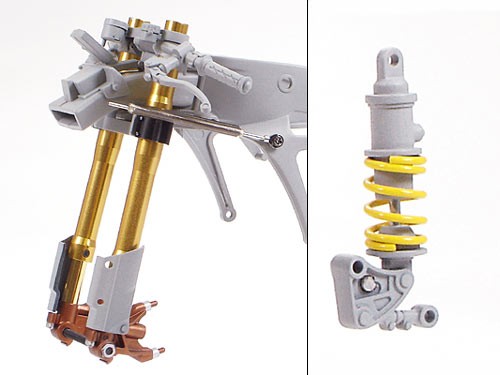 1/12 Yamaha YZR-M1 vidlice motocyklu Tamiya 12613