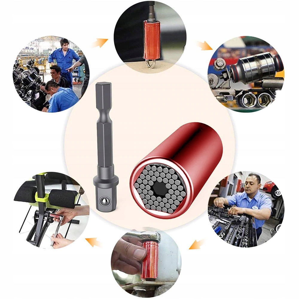 NASADKA UNIWERSALNA KLUCZ NASADOWY UNIWERSALNY DO ŚRUB 7-19 mm 1/4 3/4 Marka RALTEK