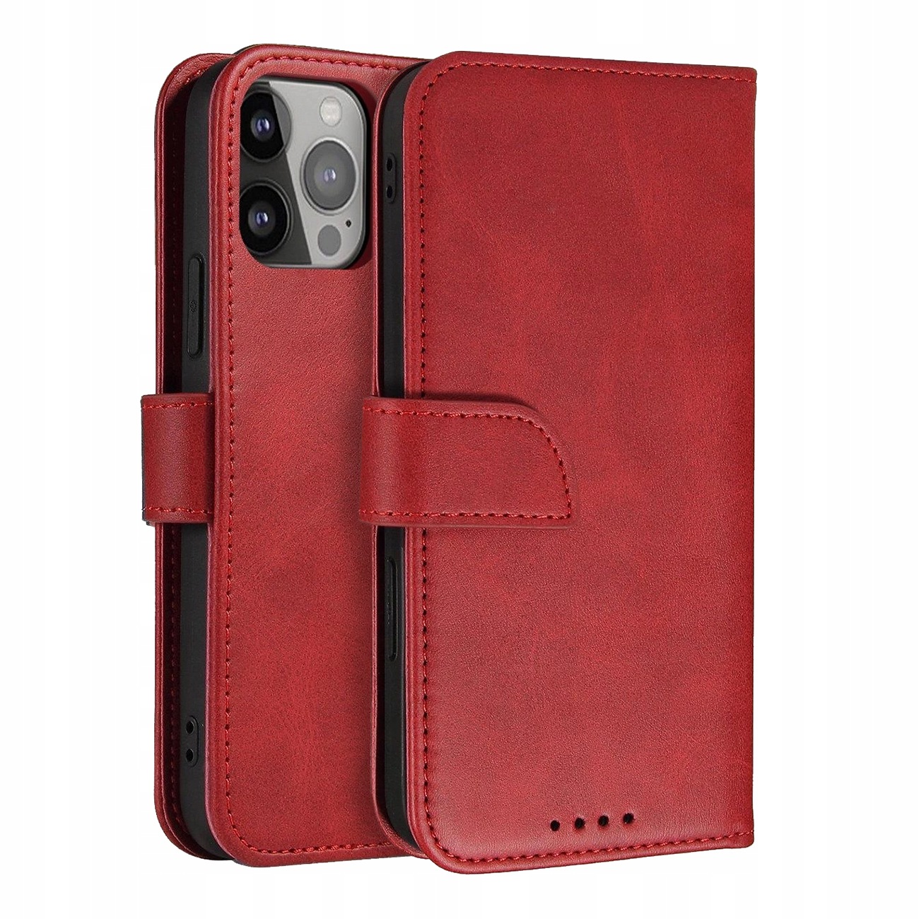 Etui Magnet Case z klapką do Samsung Galaxy S25+ czerwone
