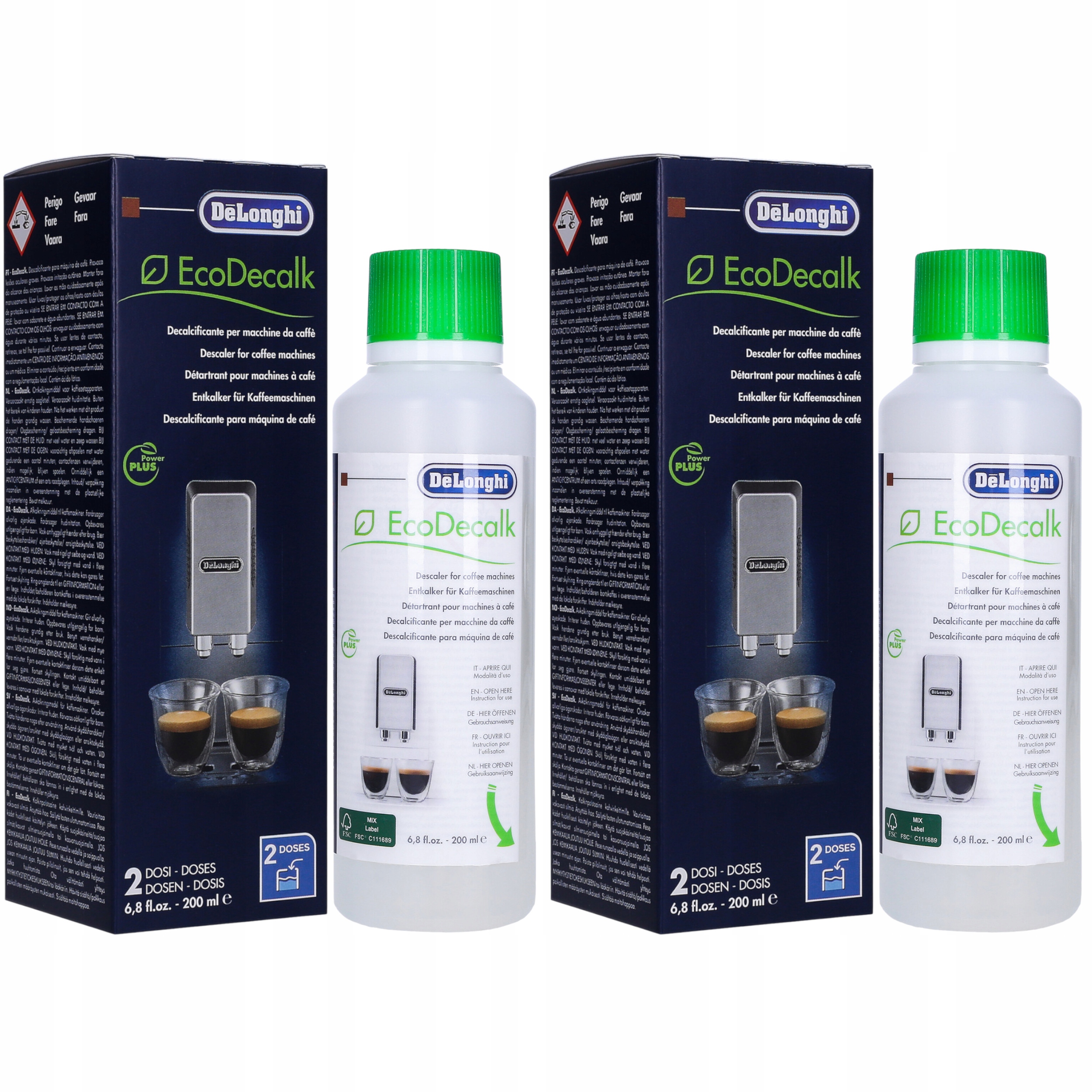 

2x odkamieniacz DeLonghi DLSC202 do expresu 200ml