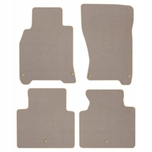 Коврики велюровые крепления в комплекте Декор