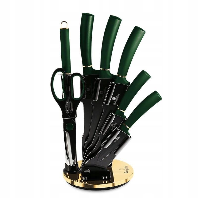 

Zestaw Noży 8-ele Berlinger Haus Emerald BH-2563