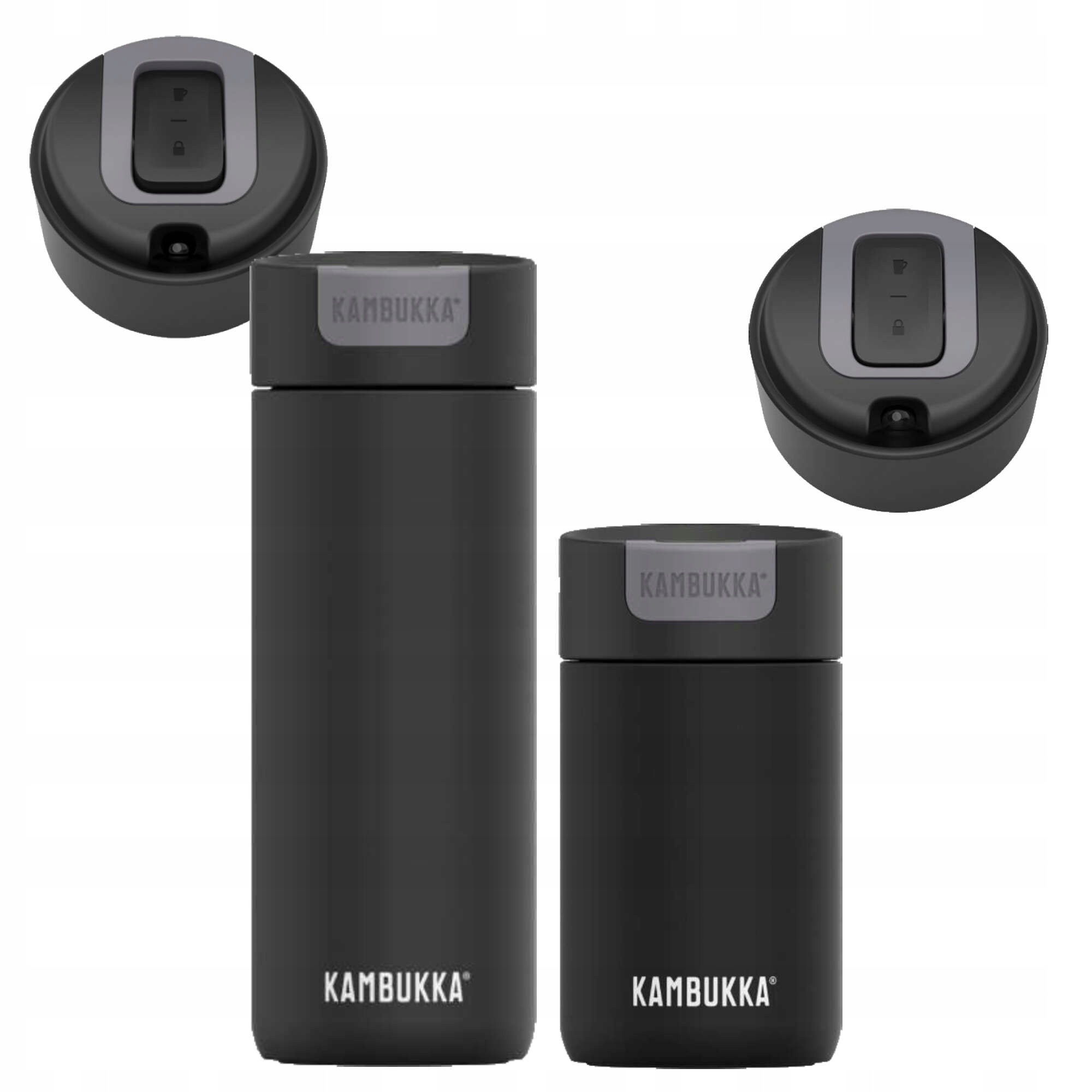 Zestaw kubków termicznych dla pary, rodziny Kambukka Olympus 500ml i 300 ml