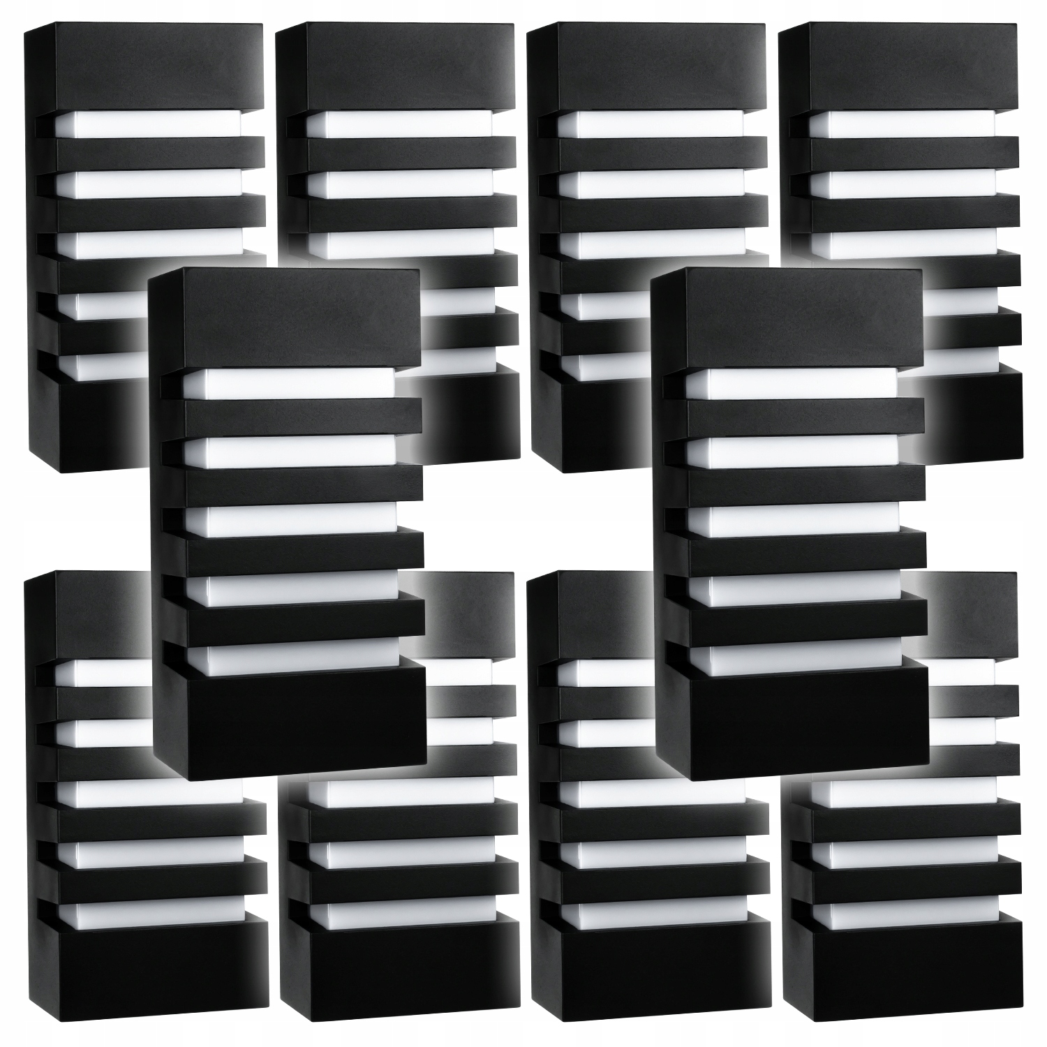 10 x Zahradní Nástěnné Svítidlo Fasádní Dekorativní Lampa Na Zeď IP55