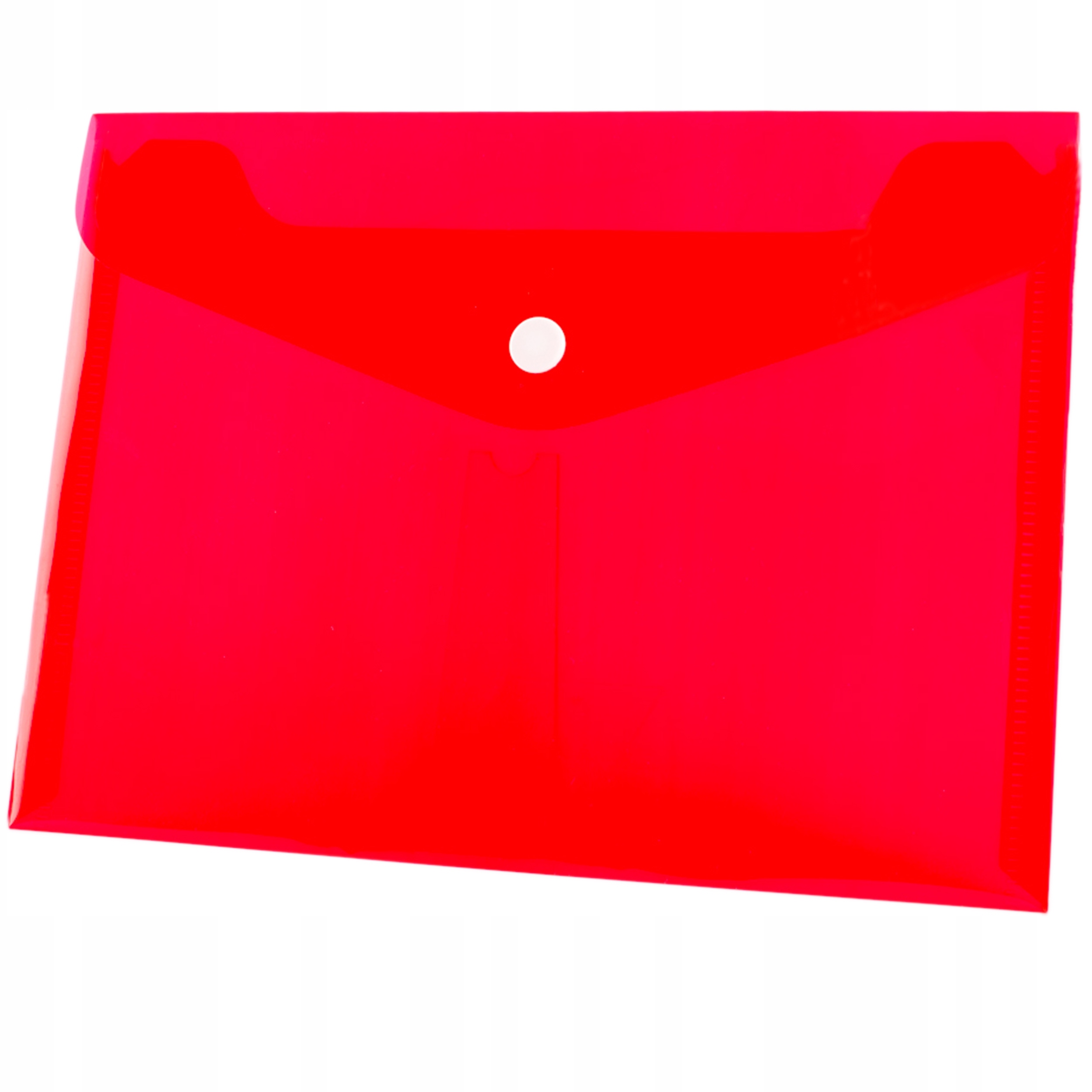 KOPERTA TECZKA A5 NA DOKUMENTY ZATRZASK CZERWONA
