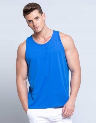 TOP męski koszulka męska bez rękawów szara 2XL Rozmiar XXL