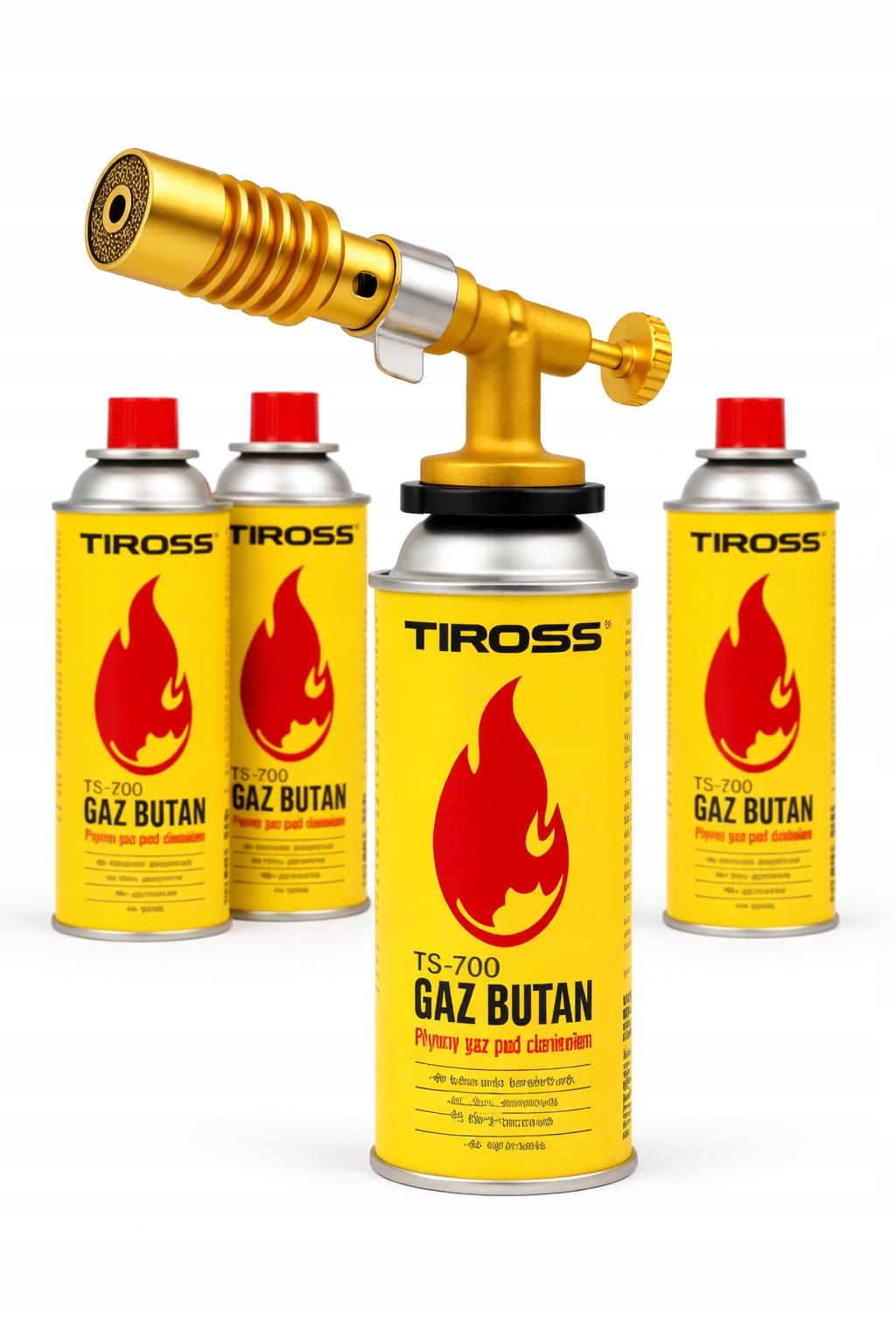 PALNIK GAZOWY MOSIĘŻNY LUTLAMPA OPALARKA LUTOWNICA 4 KARTUSZE GAZOWE GRATIS