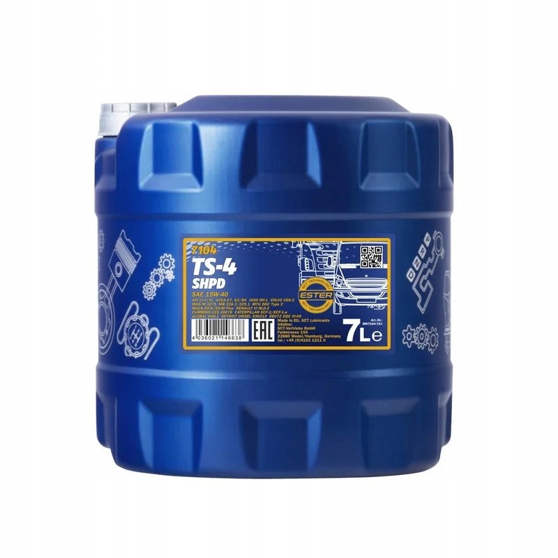 

Olej Silnikowy Mannol TS-4 Extra Shpd 15w40 7L