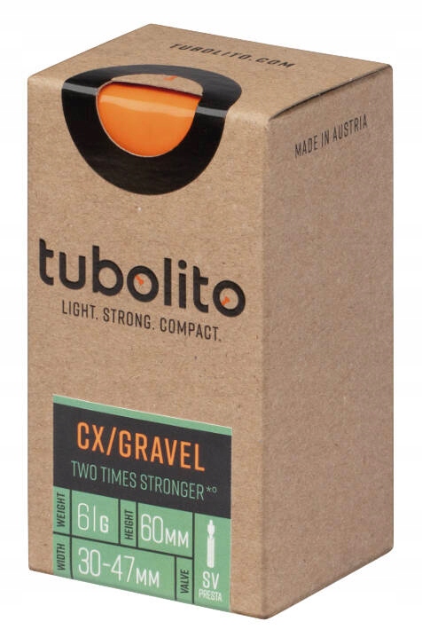 Dętka Tubolito CX/Gravel All SV60 presta 60mm 61g lekka Tpu Box oryginalna