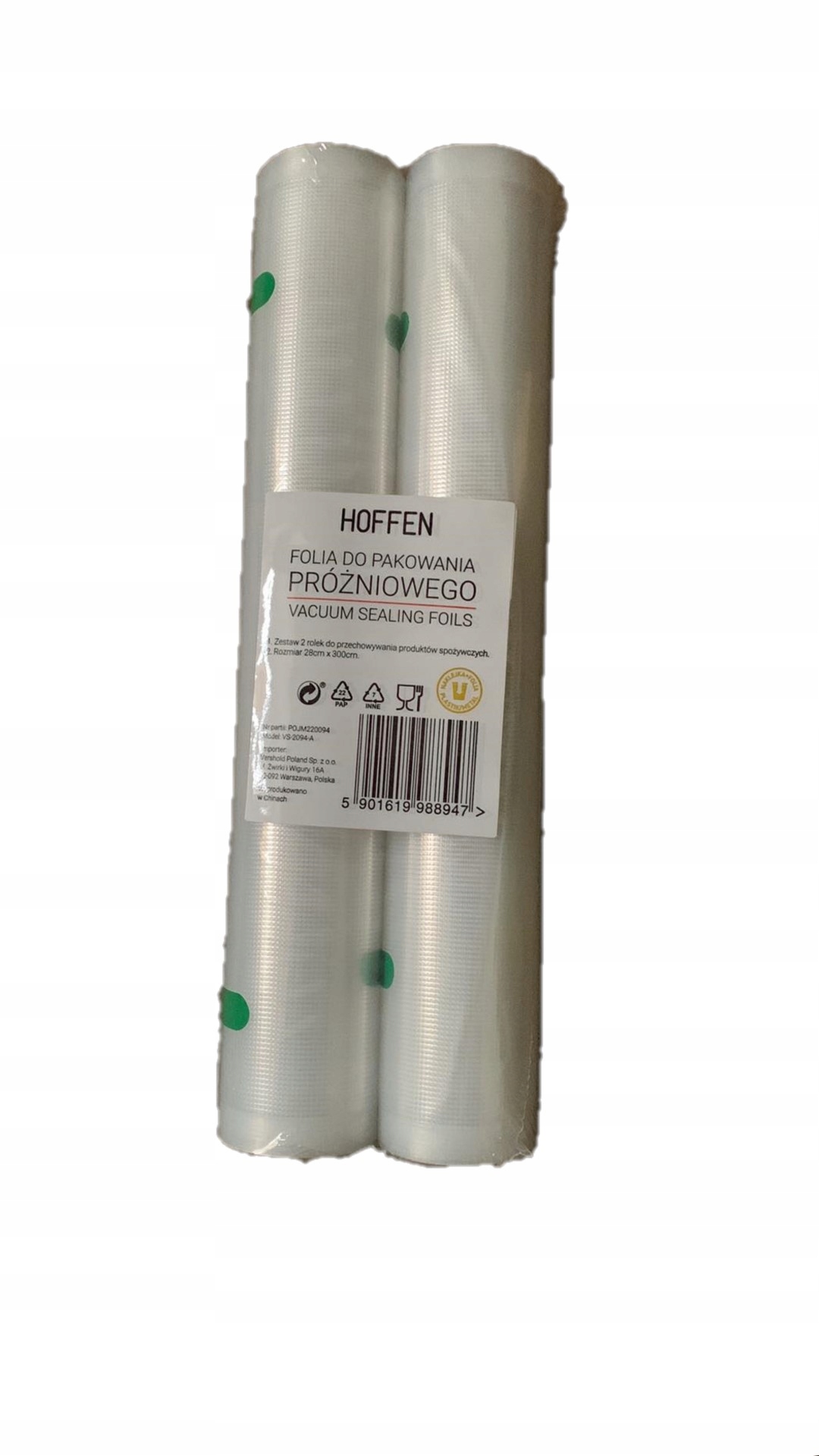 

Folia do zgrzewarki próżniowej Hoffen 2szt. 28x300