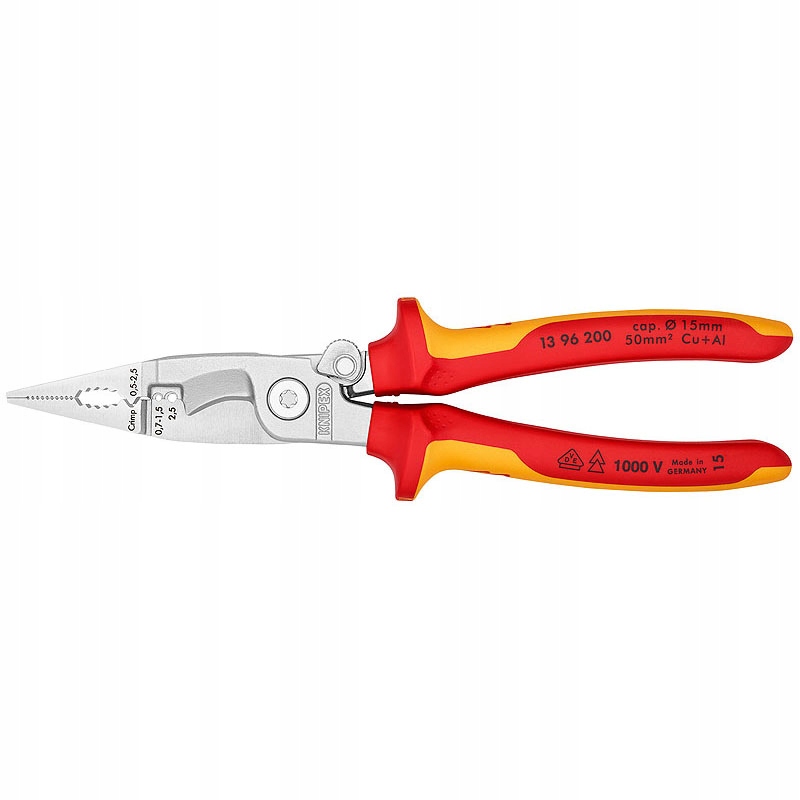 

Szczypce elektroinstalacyjne 6w1 Knipex 1000V Vde