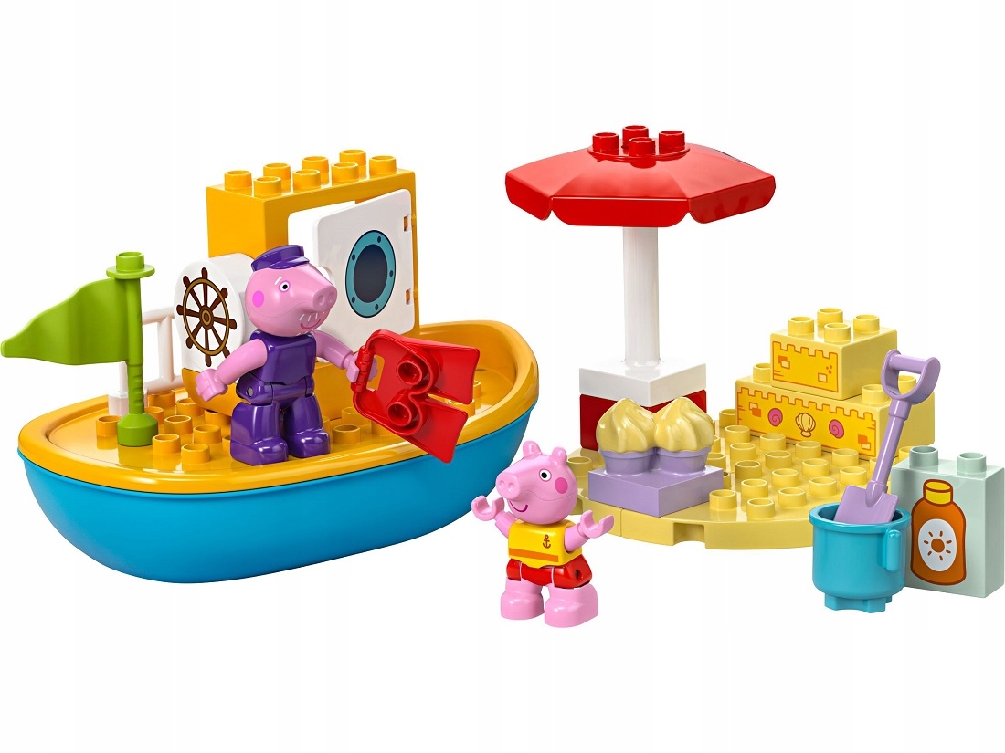 Lego Stavebnice Duplo prasátko Pepa A Plavba Lodí 10432