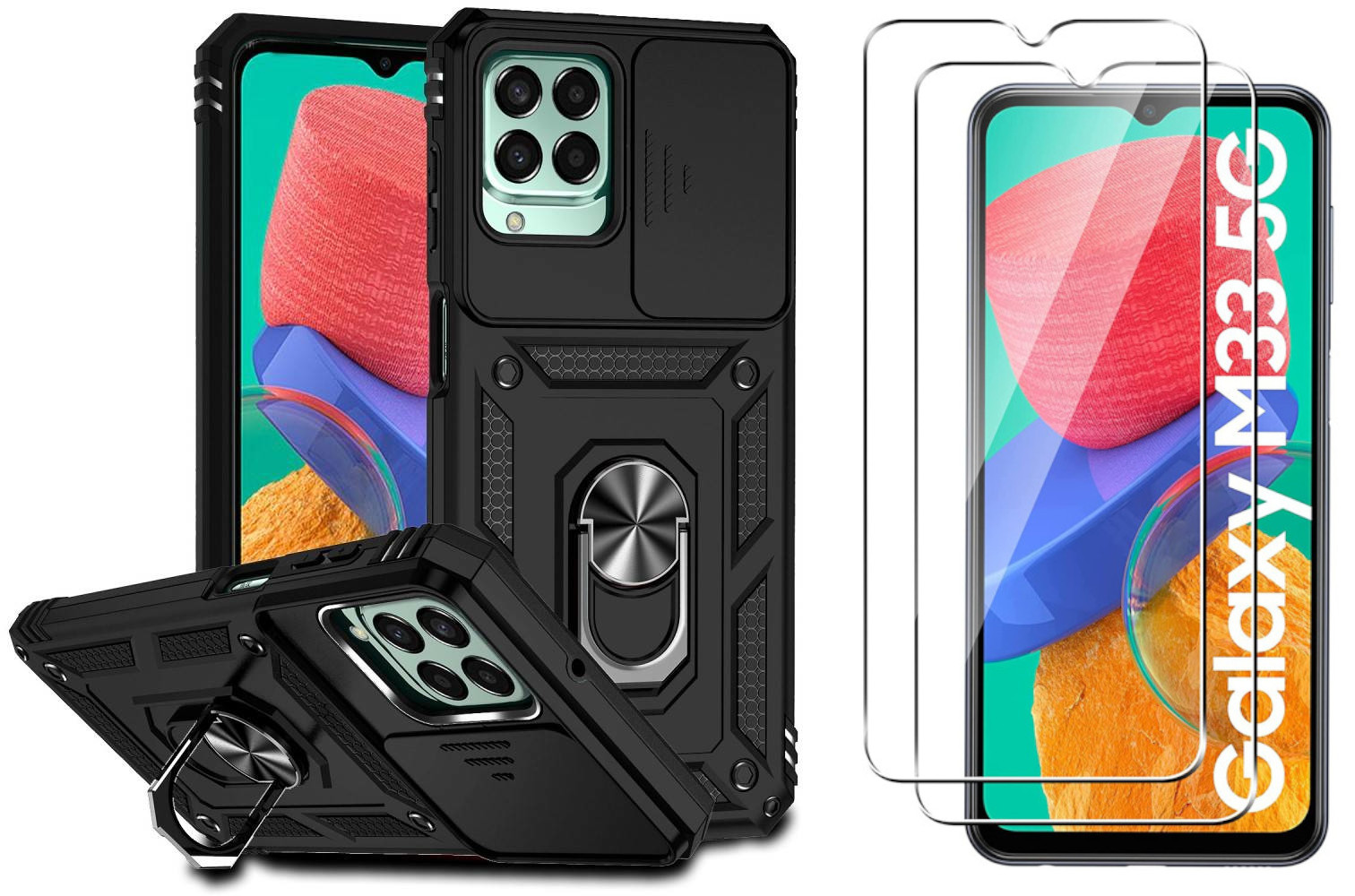 

Etui H-ring do Samsung Galaxy M33 5G 2x Szkło