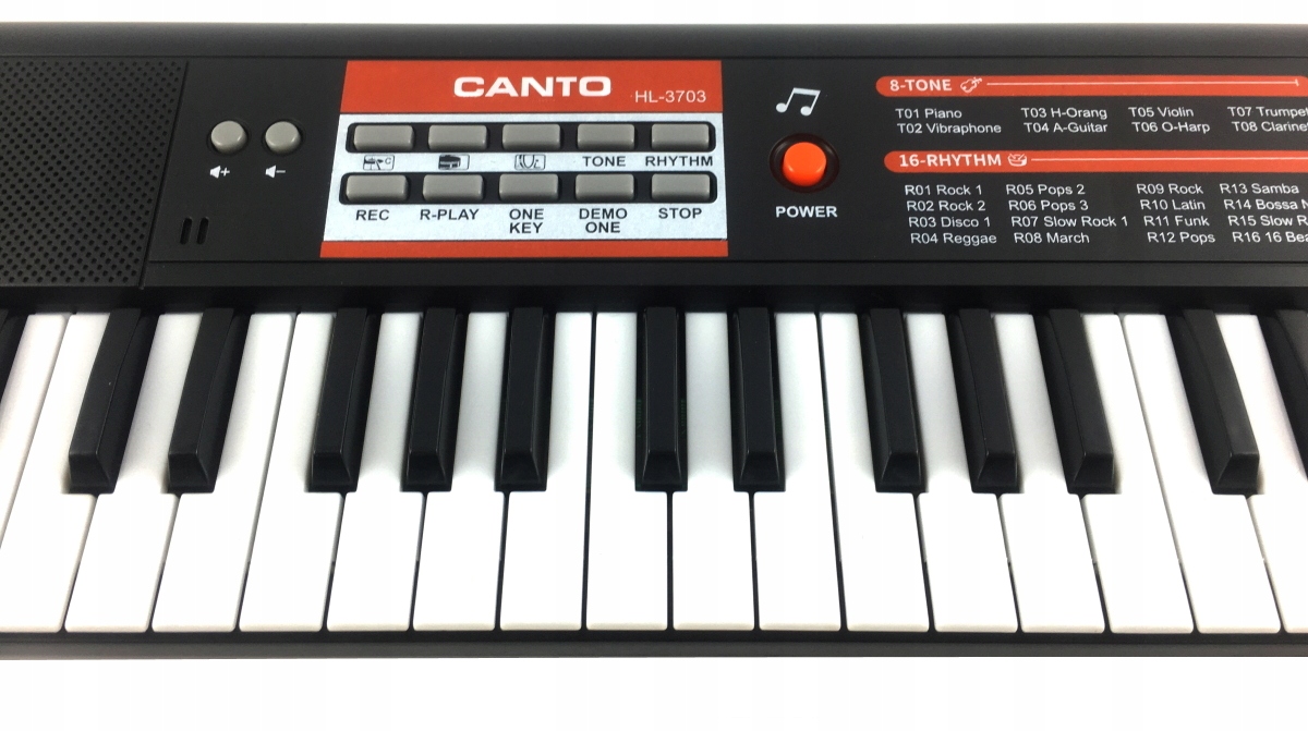 KEYBOARD + MIKROFON ZASILANIE USB 37 KLAWISZY Wiek dziecka 3 lata +