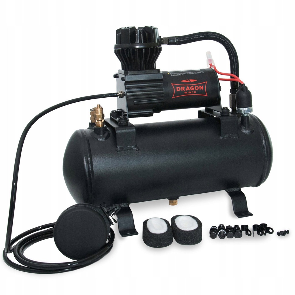 Automobilový Kompresor s nádrží 10,3 bar 12 V, pumpa, kompresor vzduchu