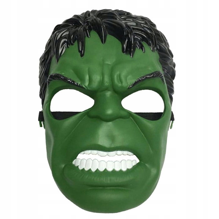 MASKA HULK Z GUMKĄ ZIELONA Z GUMKĄ