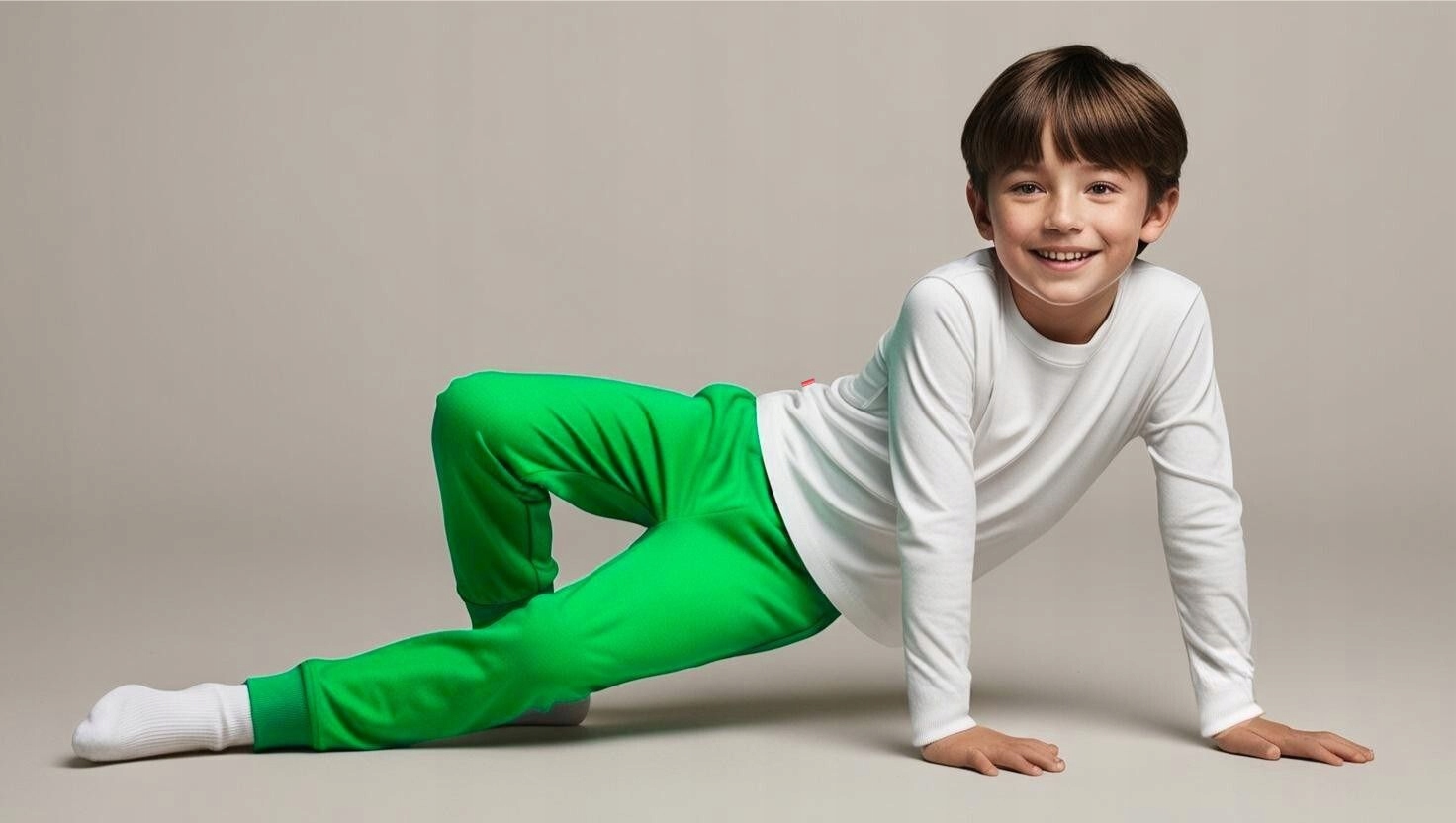 SPODNIE DRESOWE DZIECIĘCE ZIELONY 104 Płeć chłopcy dziewczynki