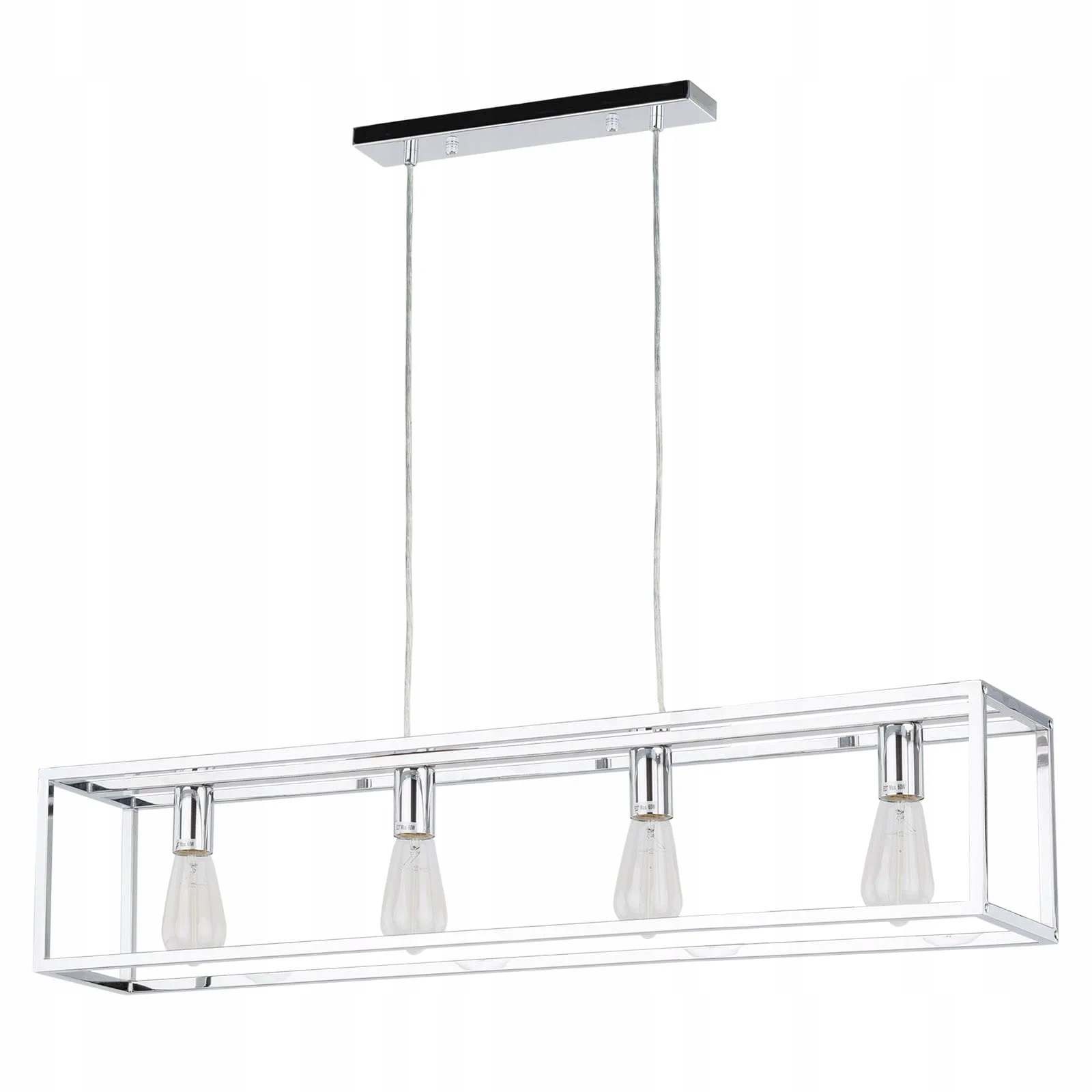 Závesná lampa Italux Sigalo Led industriálna, chróm