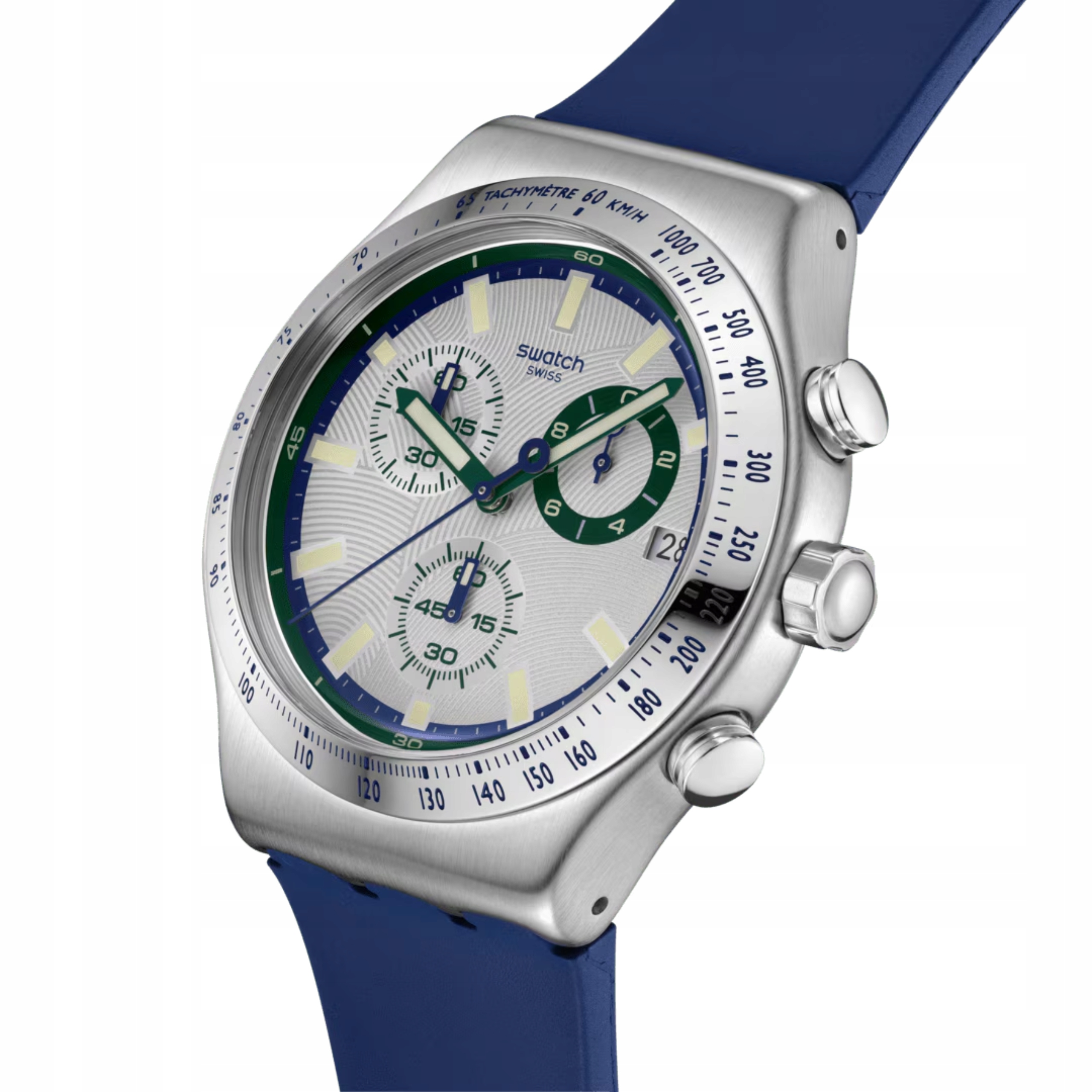 Zegarek Swatch Blue Reflective Niebieski YVS539 Unisex Nowy