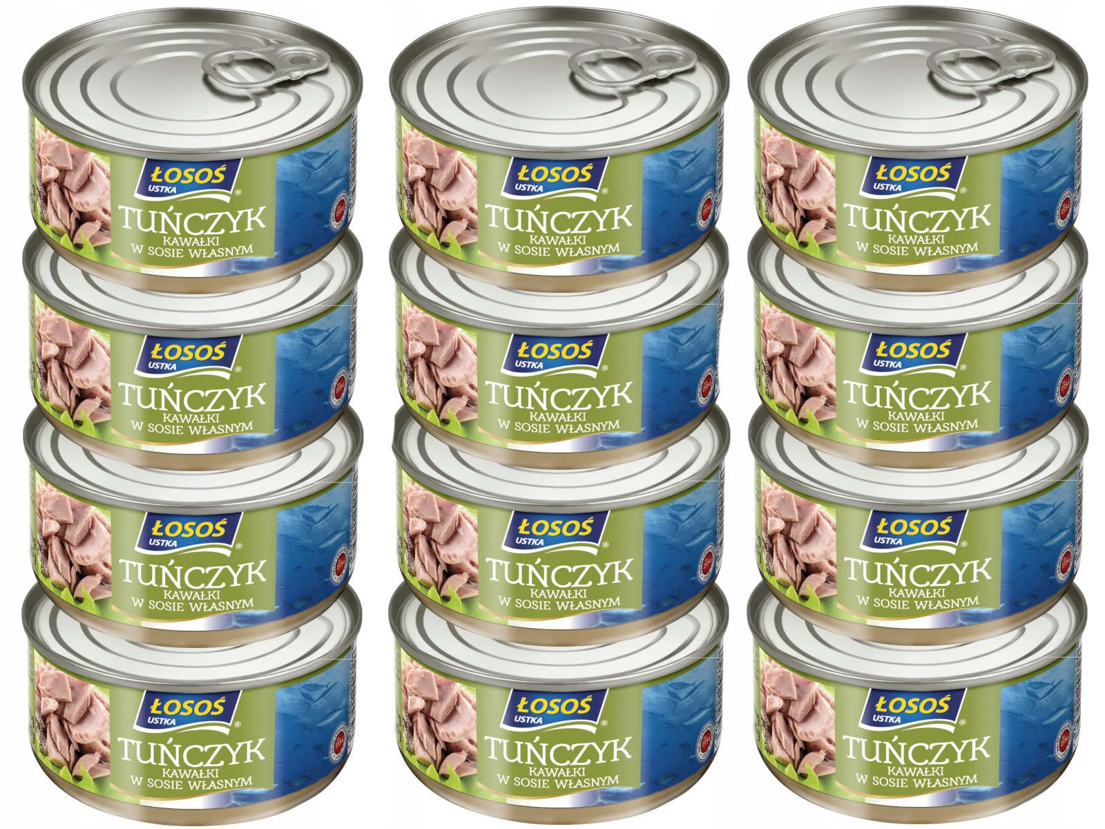 Levně Łosoś Ustka Tuňák Kousky Omáčka Vlastní 12x 170g