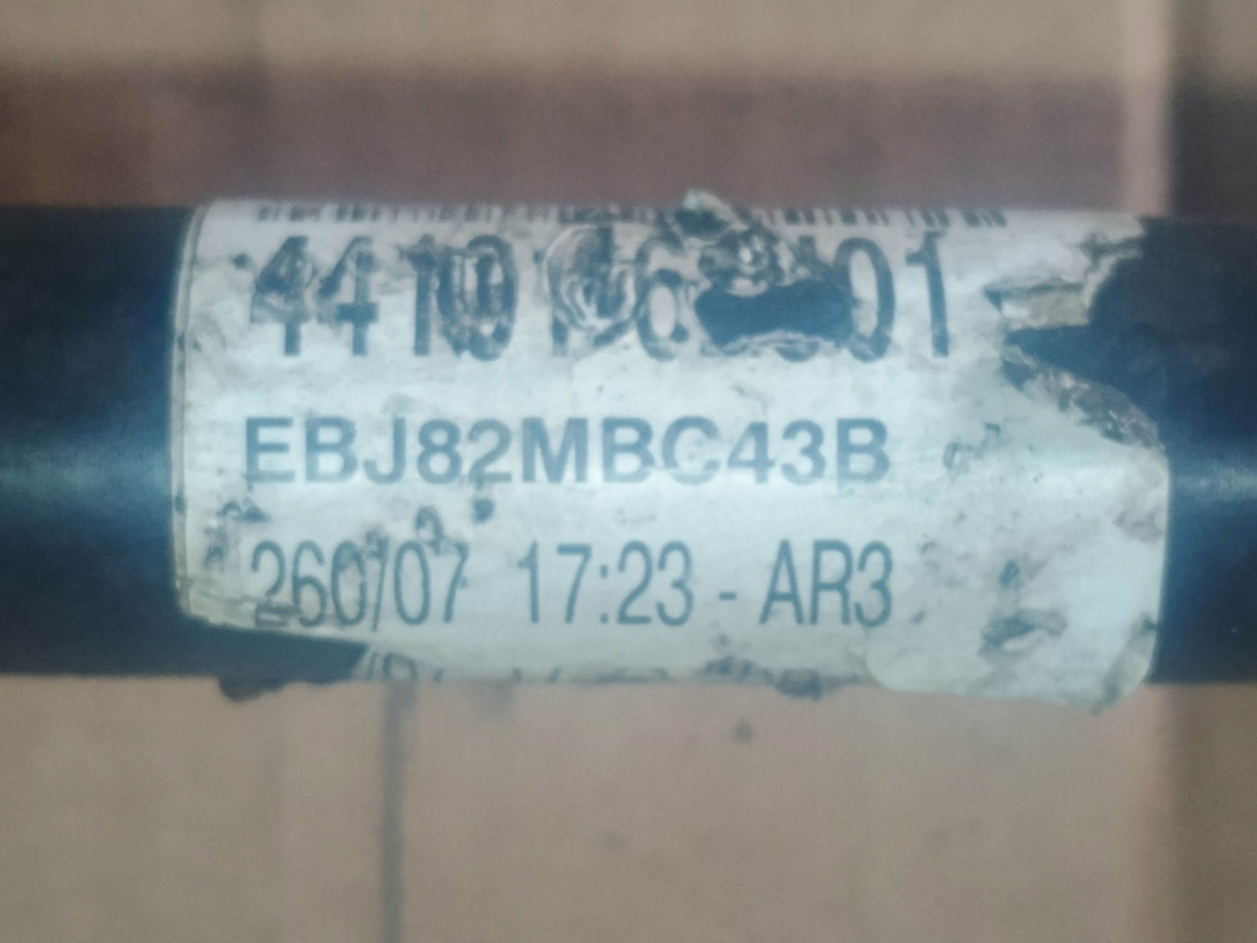 semi-axis right 4410162J01 SUZUKI SWIFT MK6 SX4