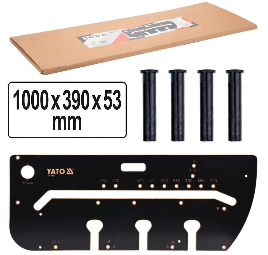 

Szablon Do Łączenia Blatów Kuchennych 700mm Yato