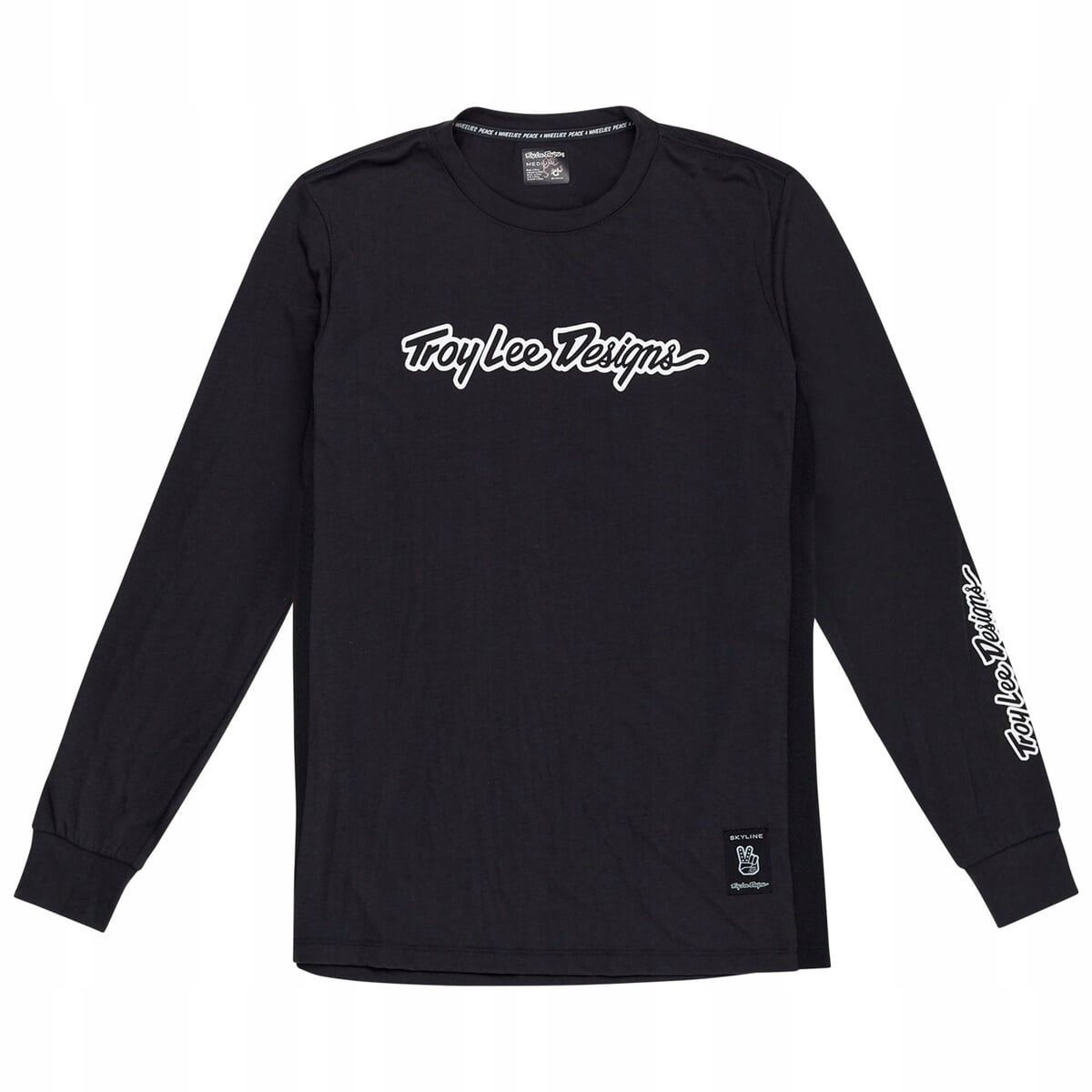 Cyklistický dres Troy Lee Designs Skyline Ls Ride Tee Signature Roz M