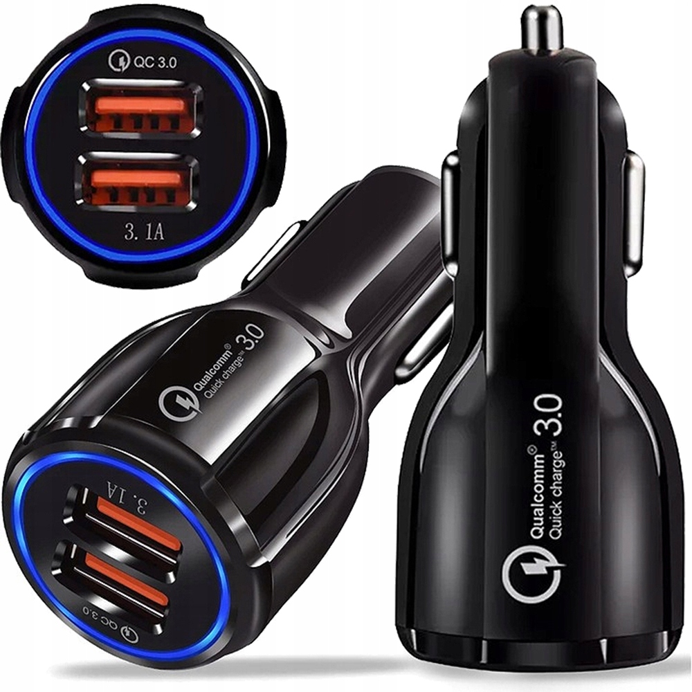 

Ładowarka Samochodowa Szybka Quick Charge 3.0 Qc