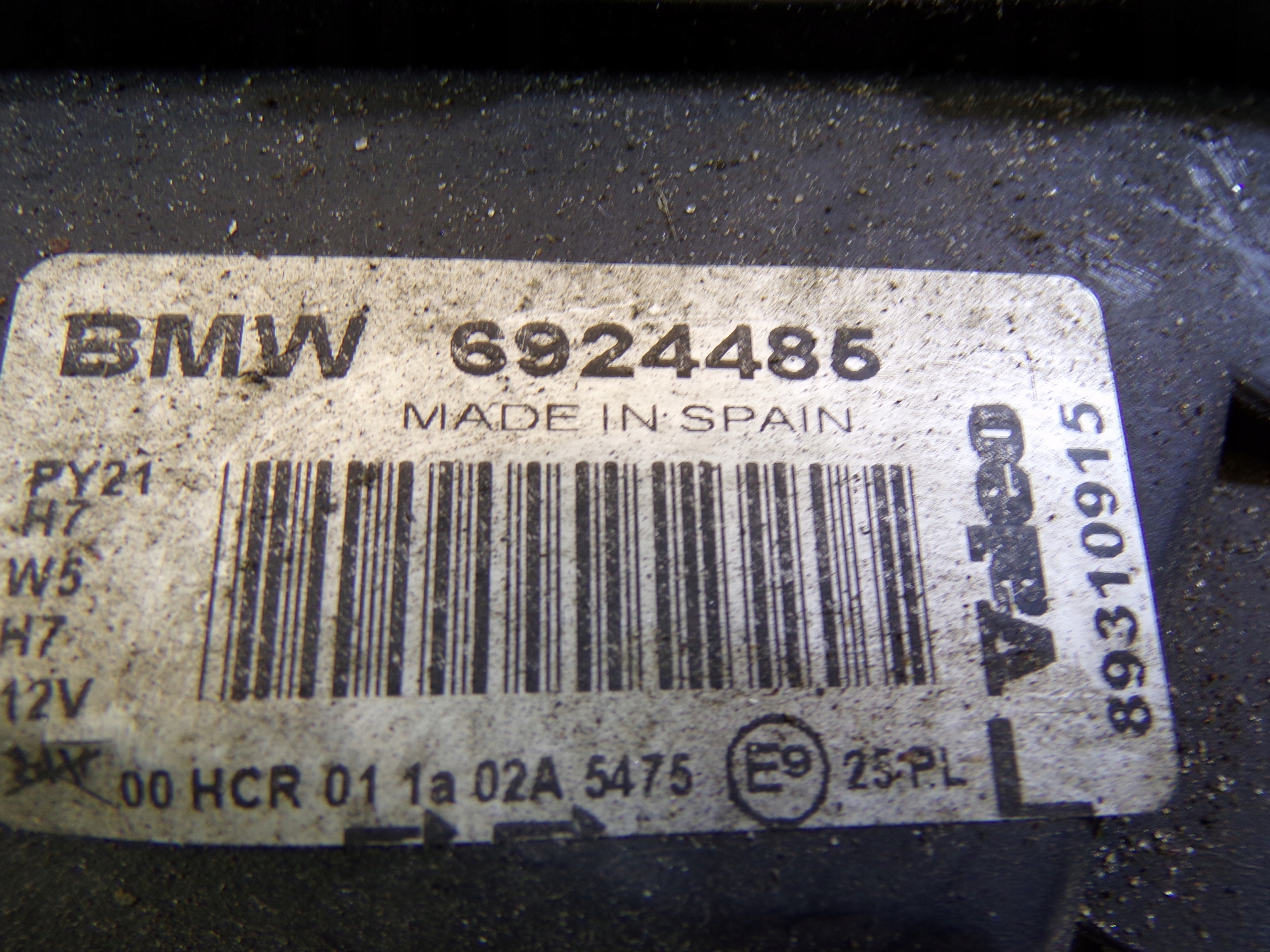 light front front left BMW E87 (K)