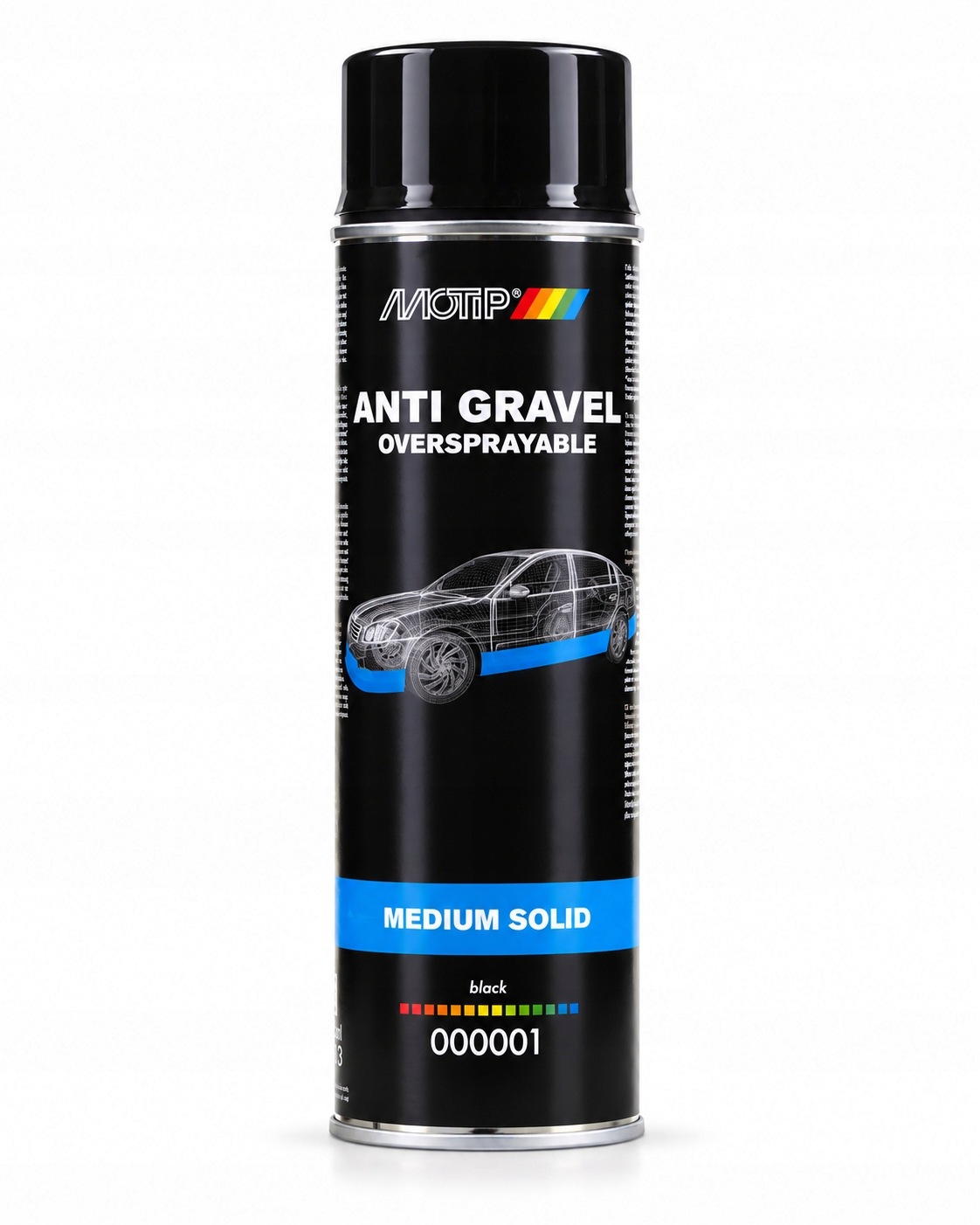 Konserwacja progów czarna 500 ml baranek ochronny spray Motip