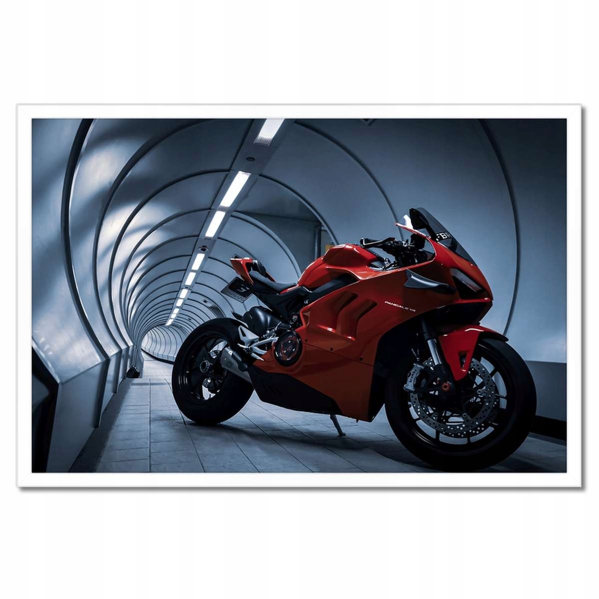 Plakáty v rámu 60x40 Červené Ducati Panigale